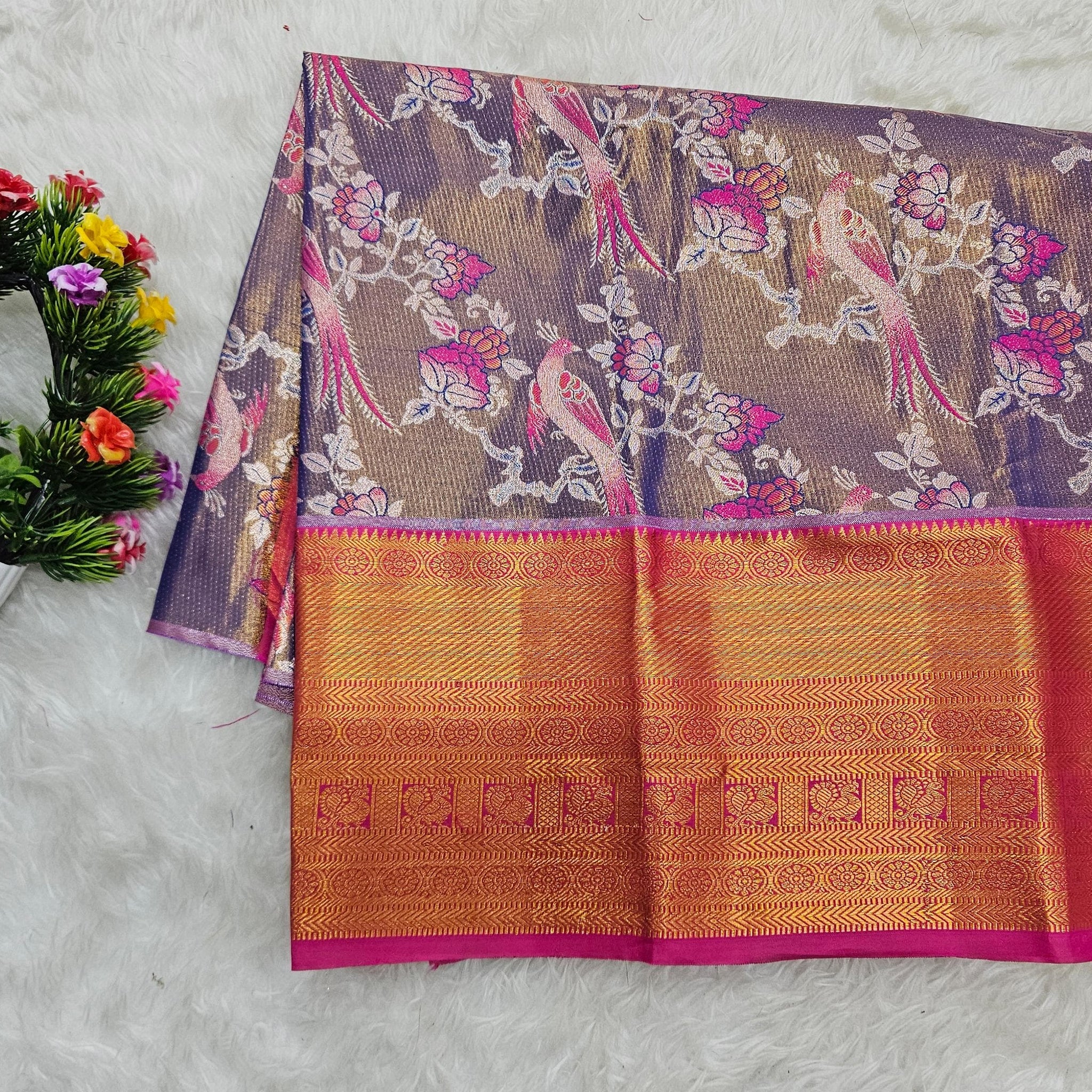 (2–5  Year) Lehenga – Unstitched (Blouse + Material)