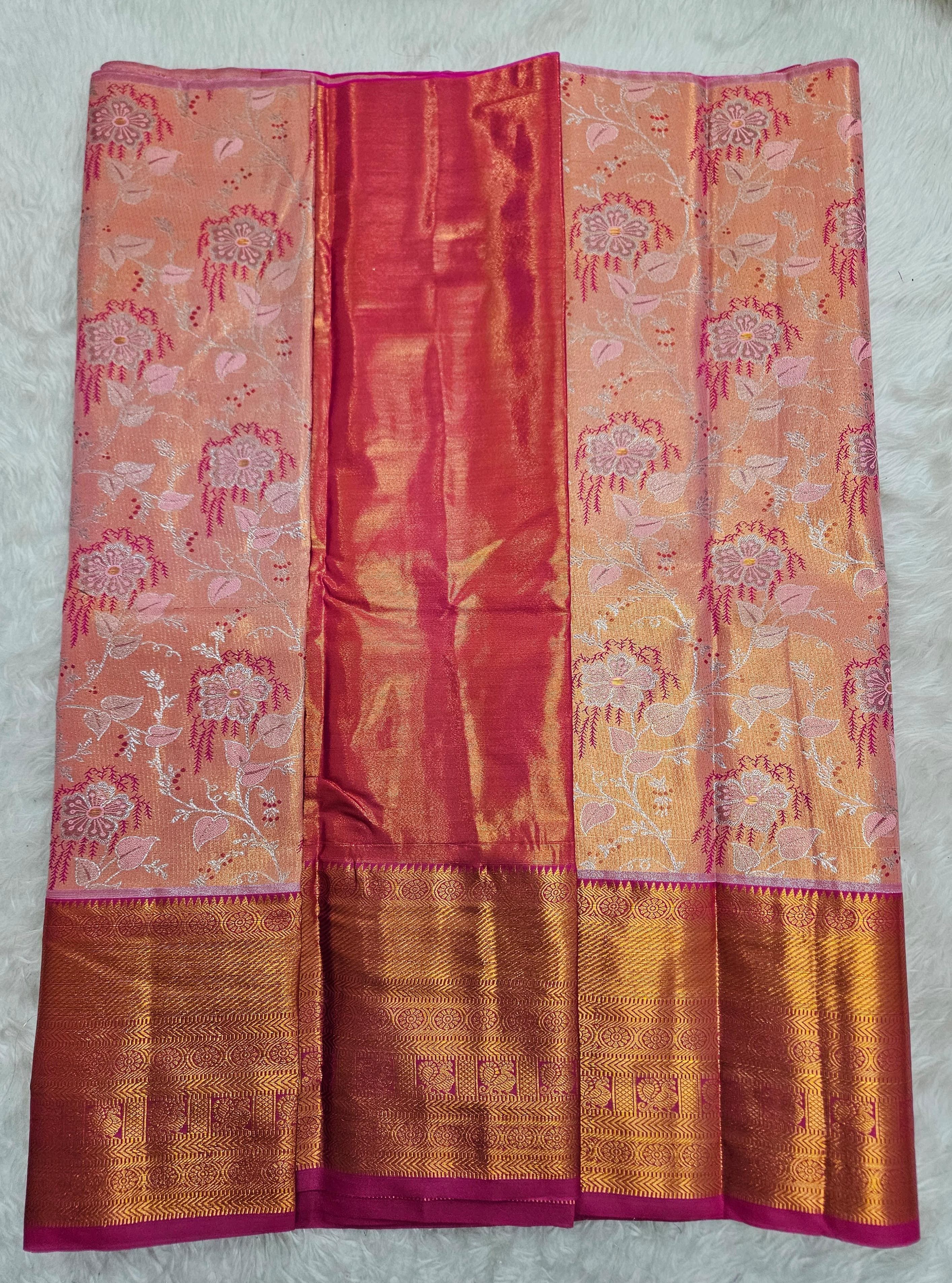 (2–5  Year) Lehenga – Unstitched (Blouse + Material)