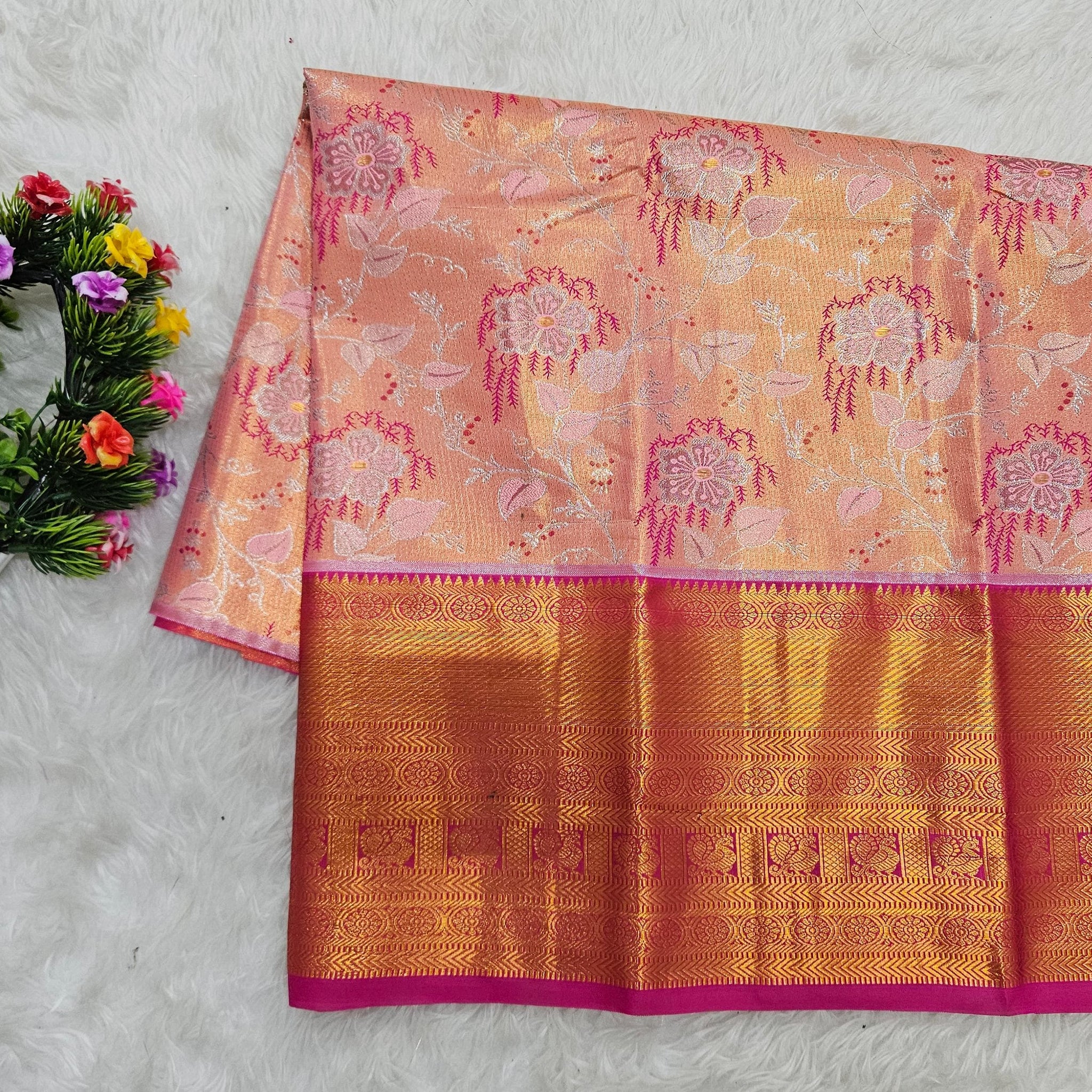 (2–5  Year) Lehenga – Unstitched (Blouse + Material)