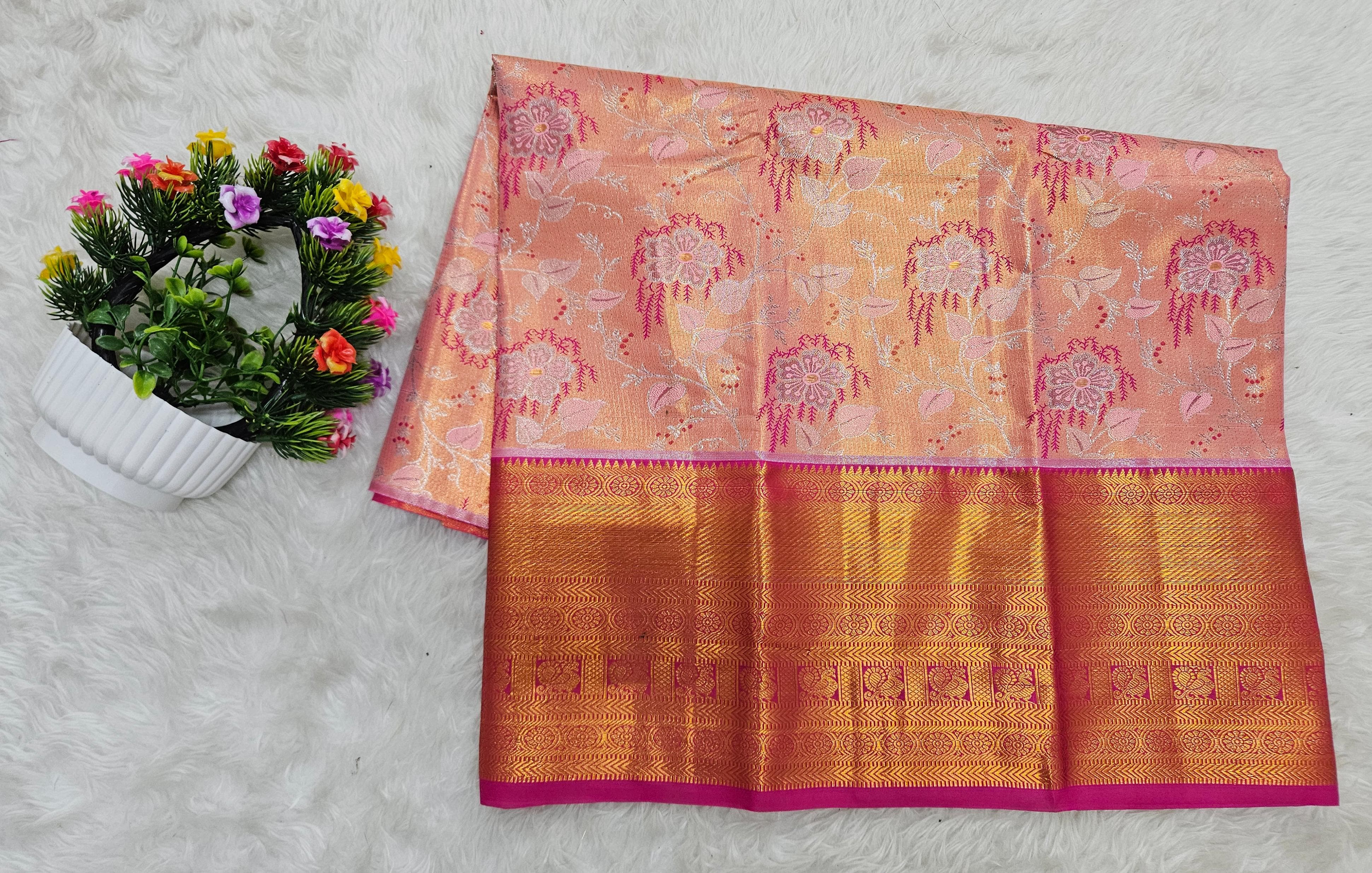 (2–5  Year) Lehenga – Unstitched (Blouse + Material)