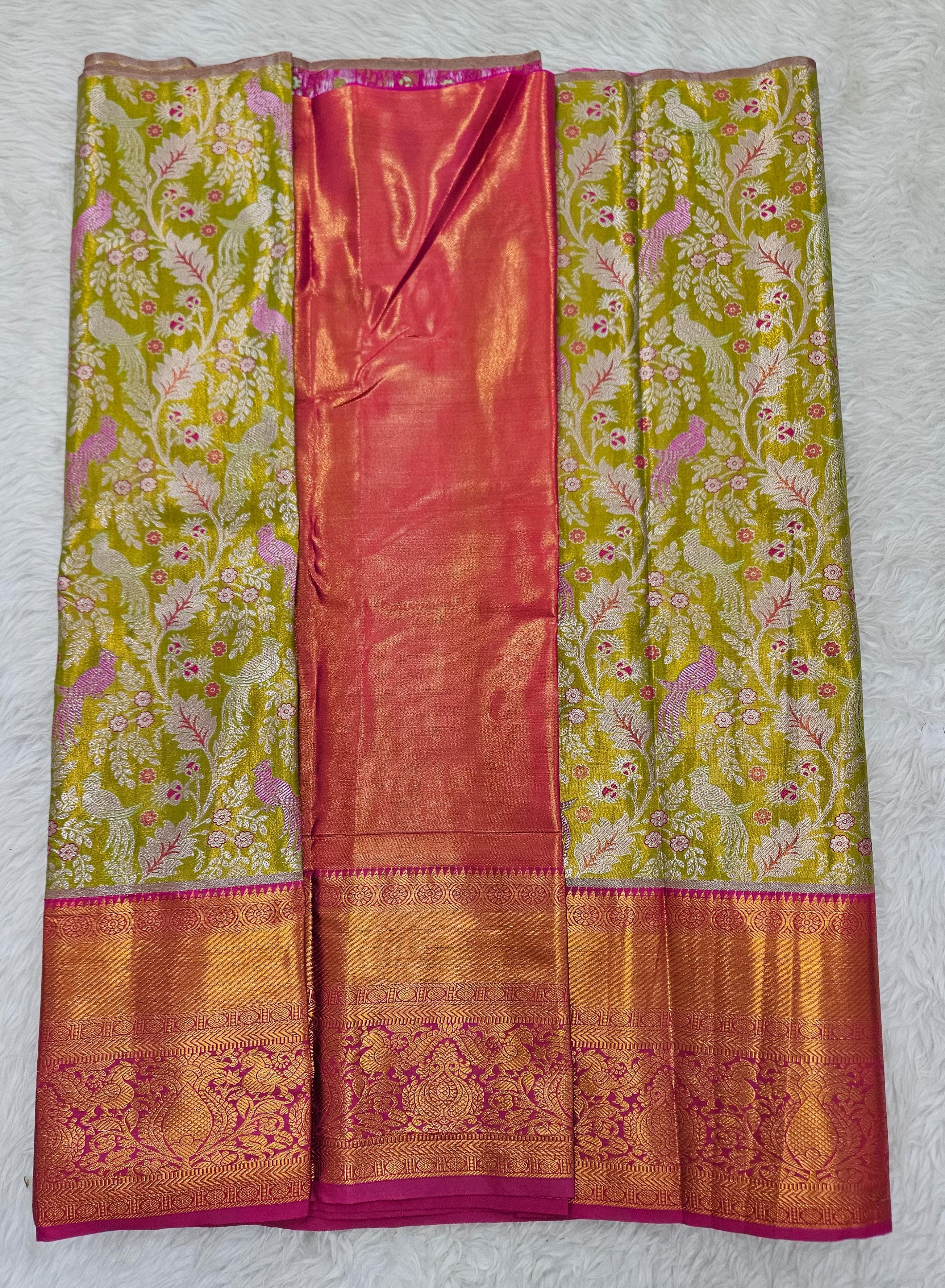 (2–5  Year) Lehenga – Unstitched (Blouse + Material)