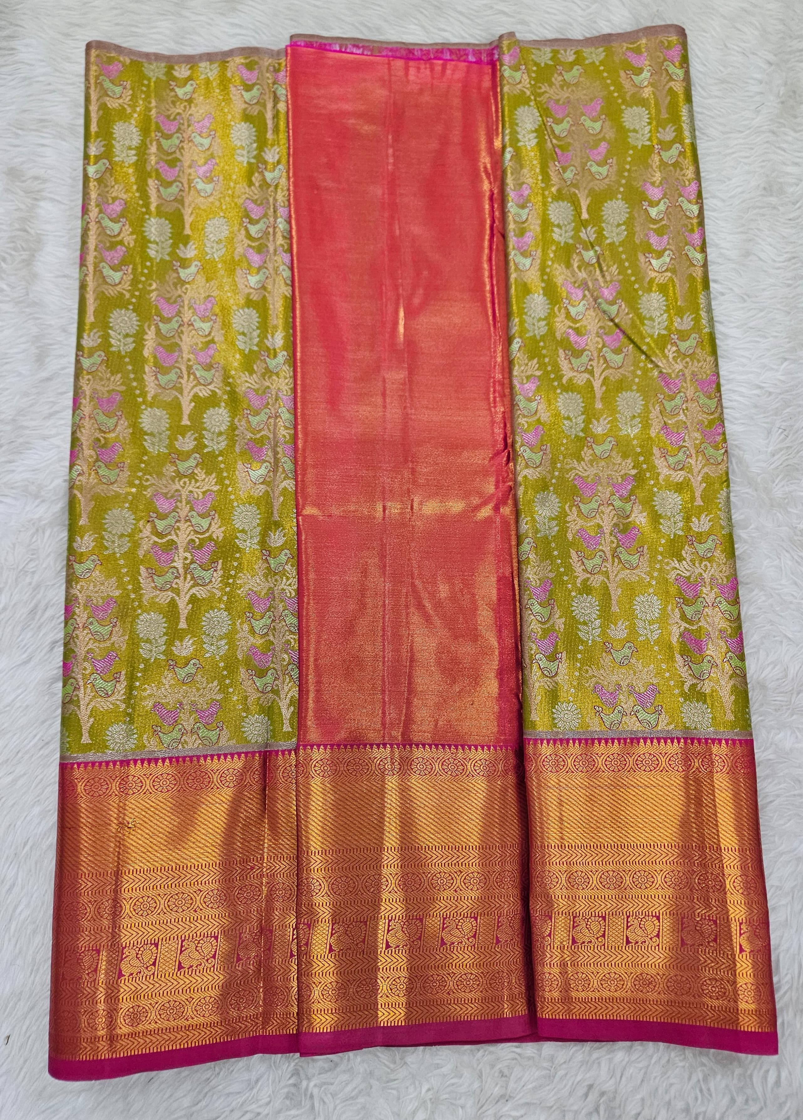 (2–5  Year) Lehenga – Unstitched (Blouse + Material)