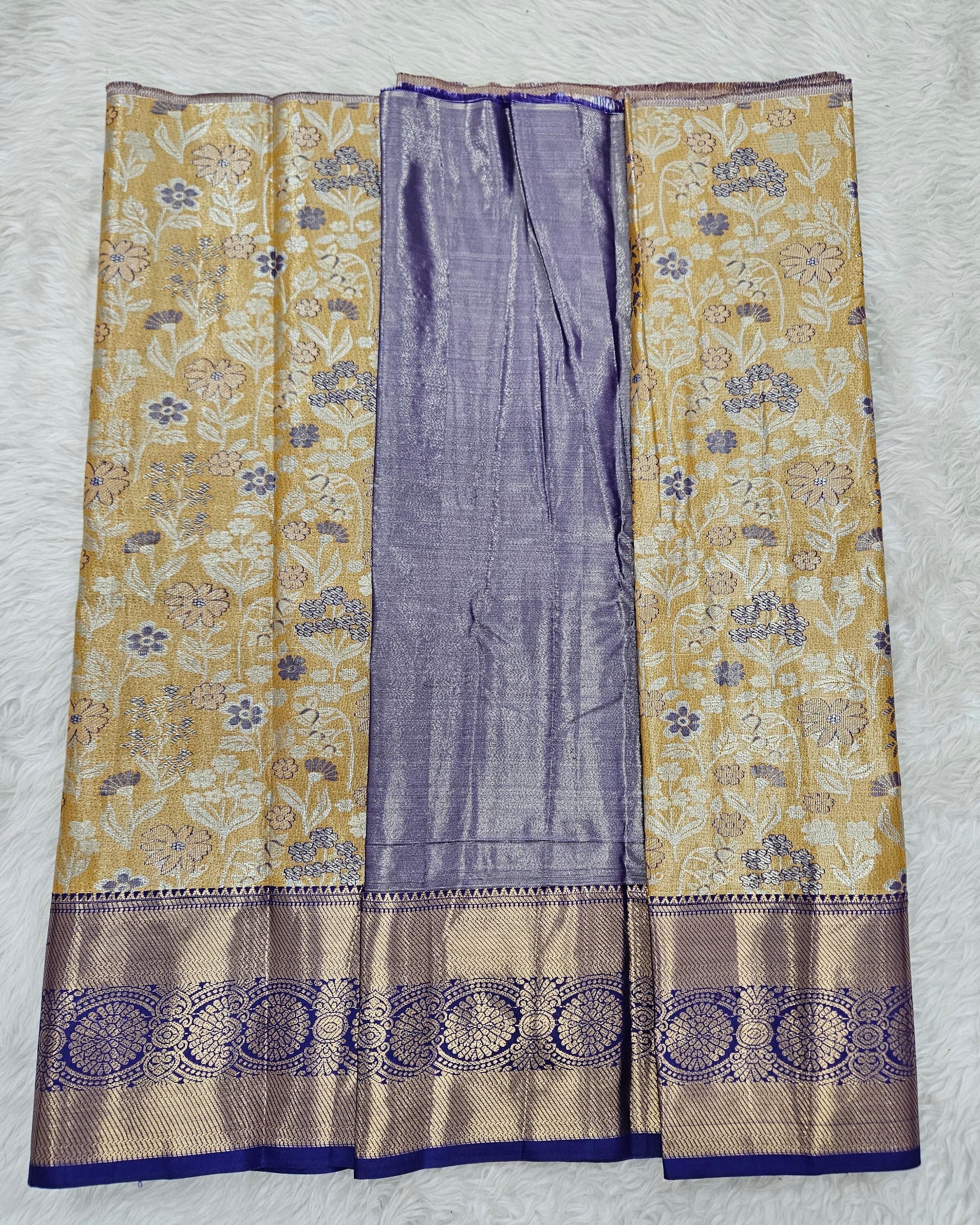 (2–5  Year) Lehenga – Unstitched (Blouse + Material)