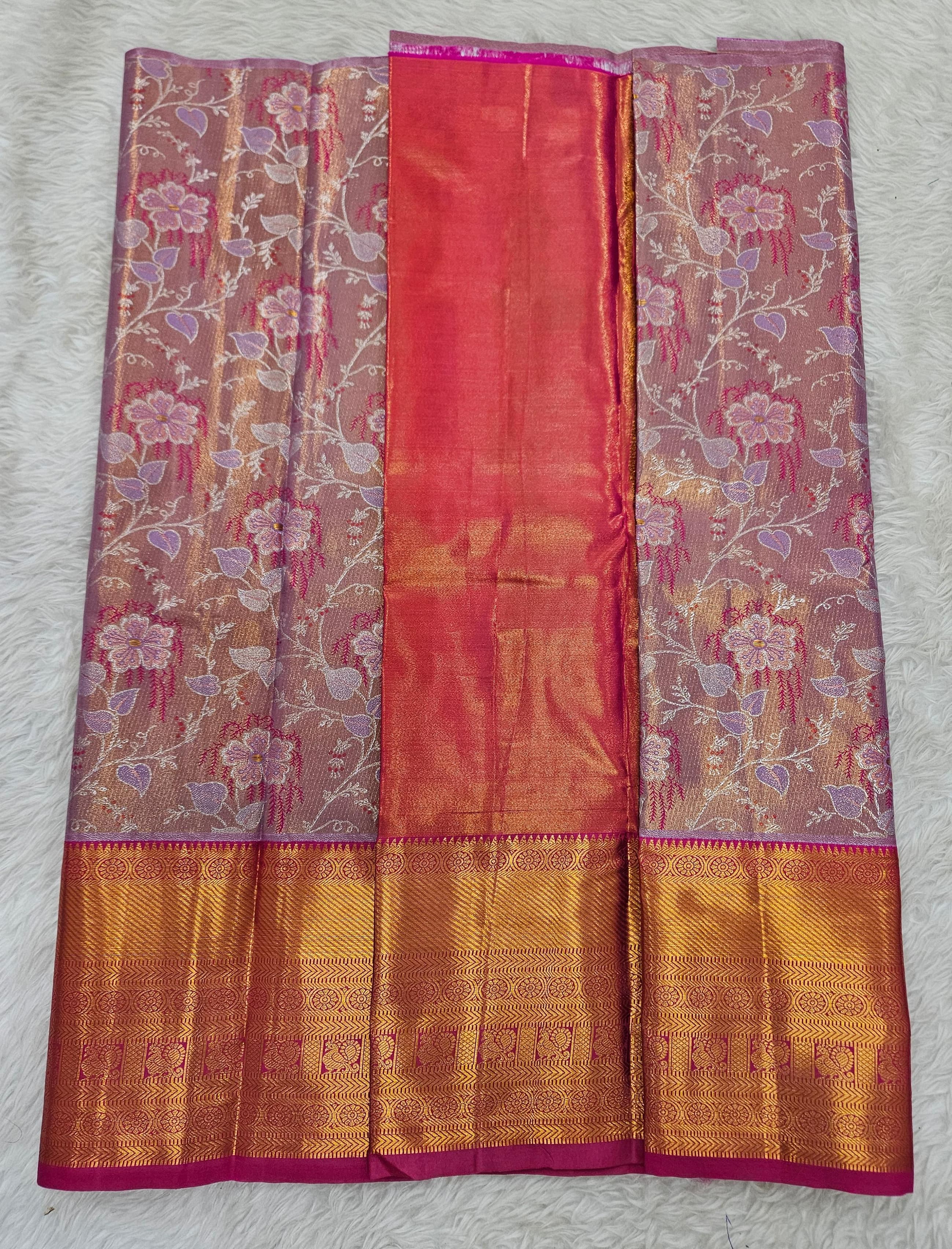 (2–5  Year) Lehenga – Unstitched (Blouse + Material)