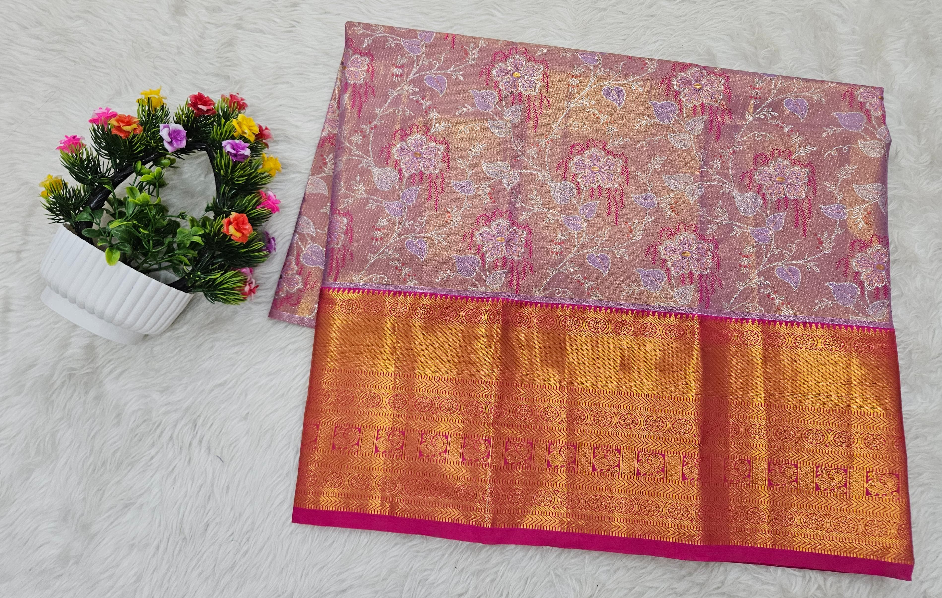 (2–5  Year) Lehenga – Unstitched (Blouse + Material)