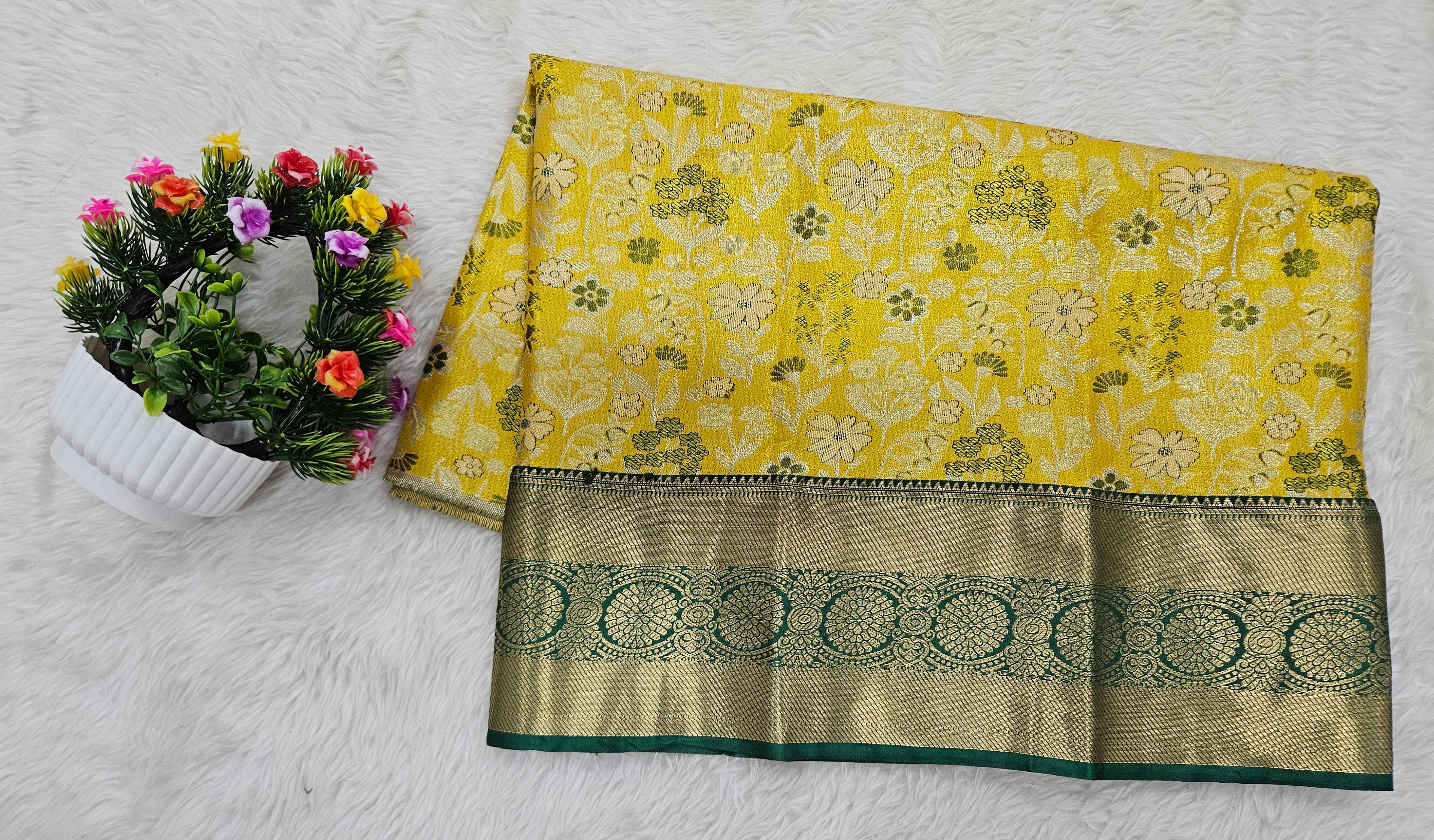 (2–5  Year) Lehenga – Unstitched (Blouse + Material)