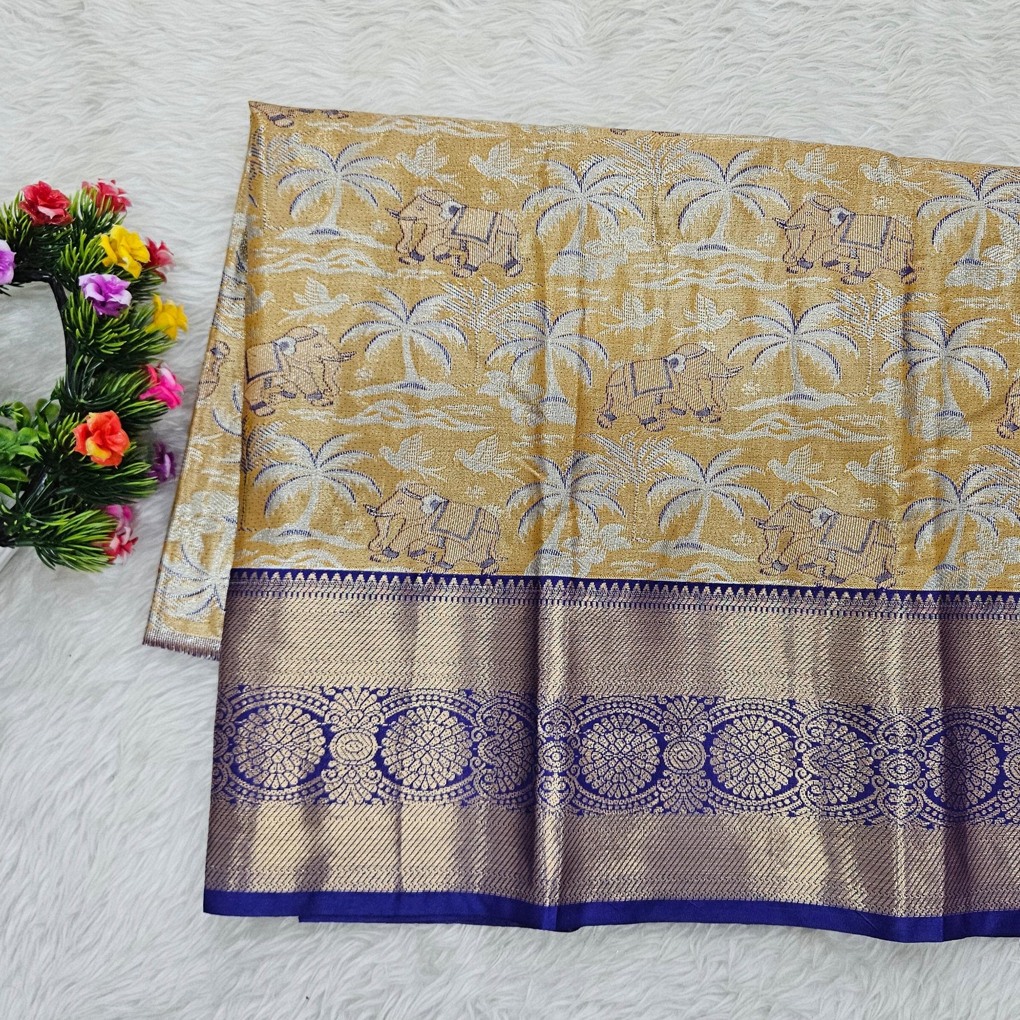 (2–5  Year) Lehenga – Unstitched (Blouse + Material)