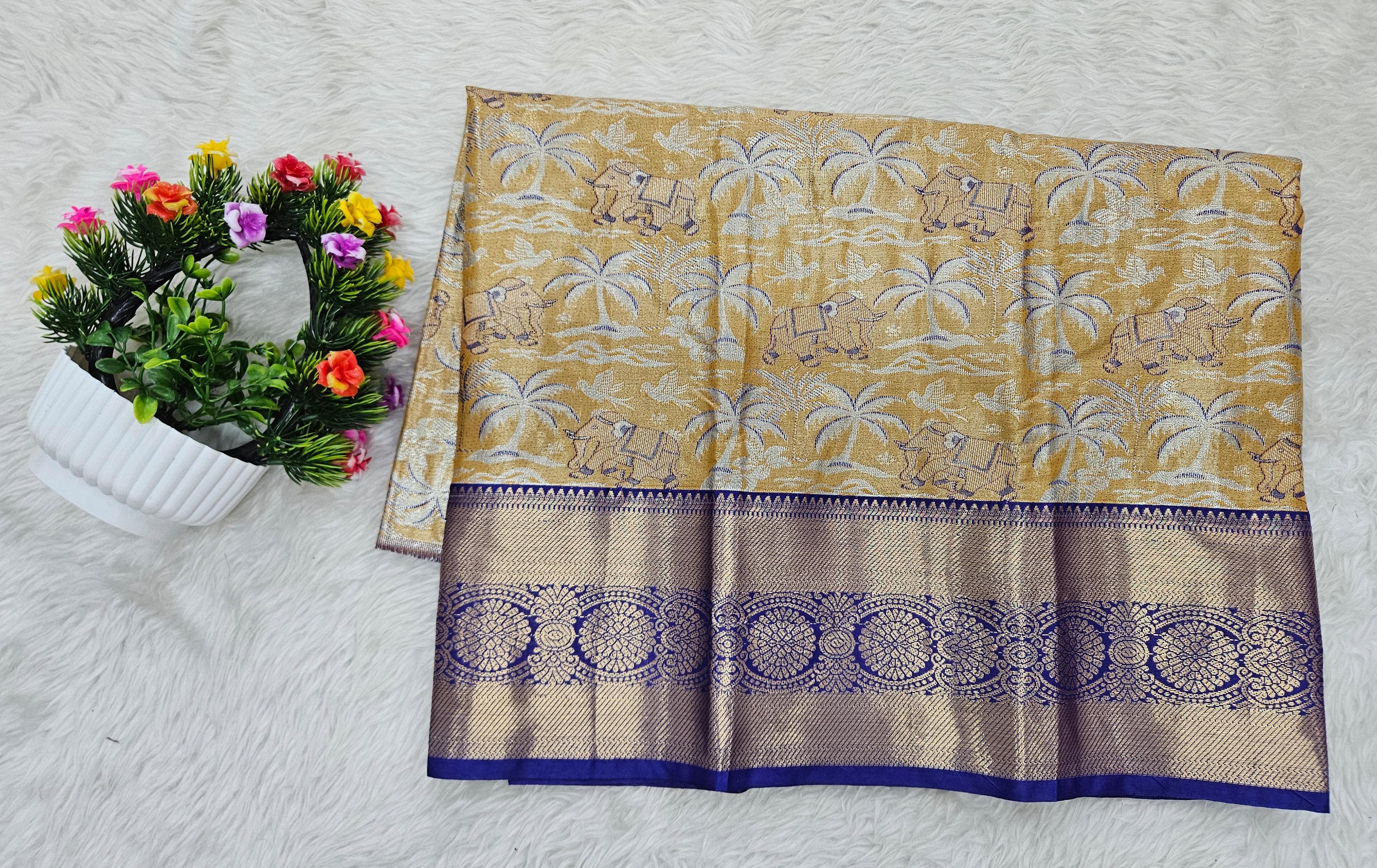 (2–5  Year) Lehenga – Unstitched (Blouse + Material)