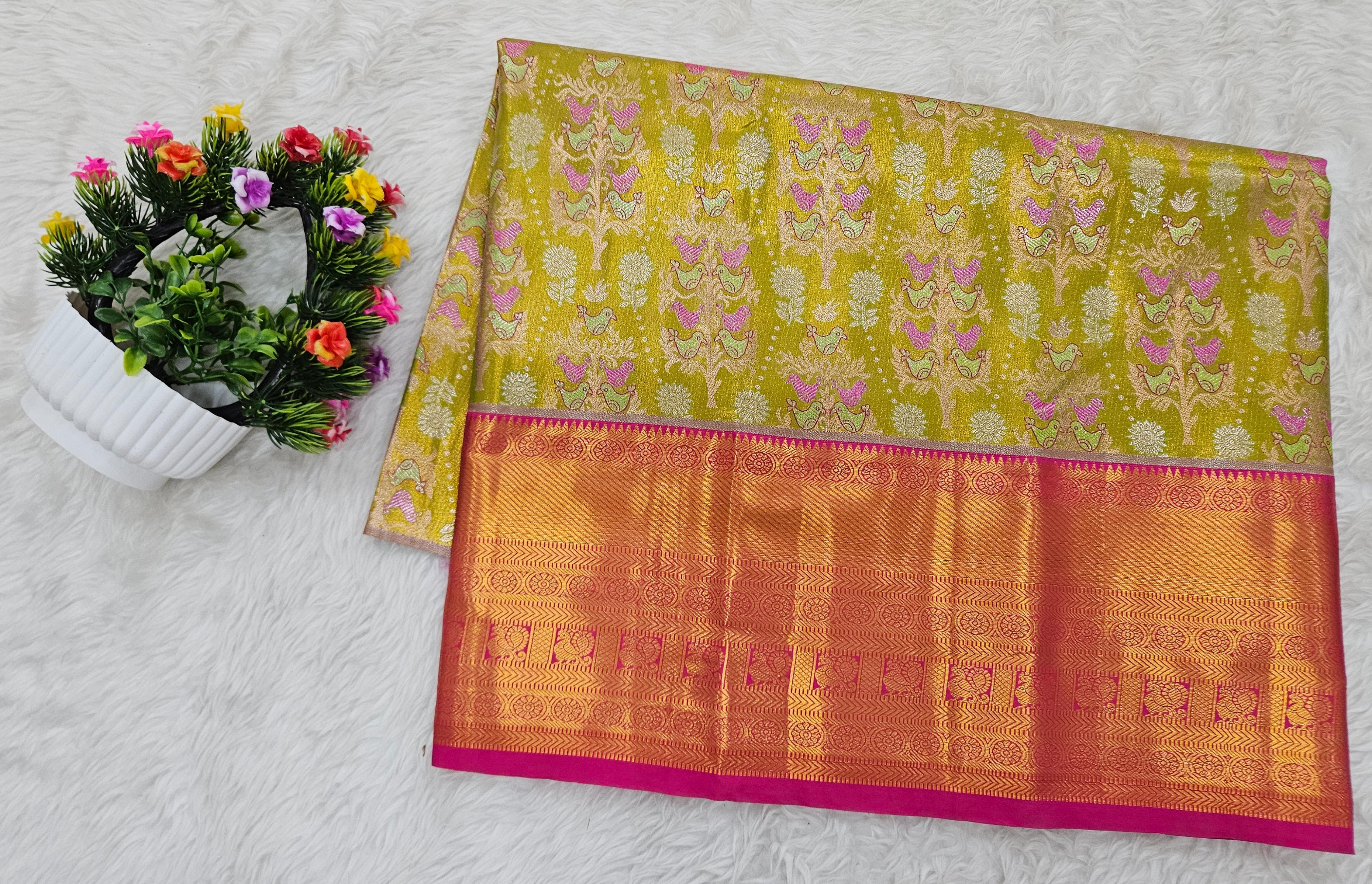 (2–5  Year) Lehenga – Unstitched (Blouse + Material)