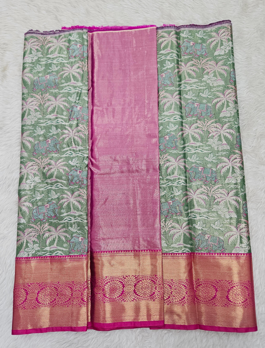 (2–5  Year) Lehenga – Unstitched (Blouse + Material)