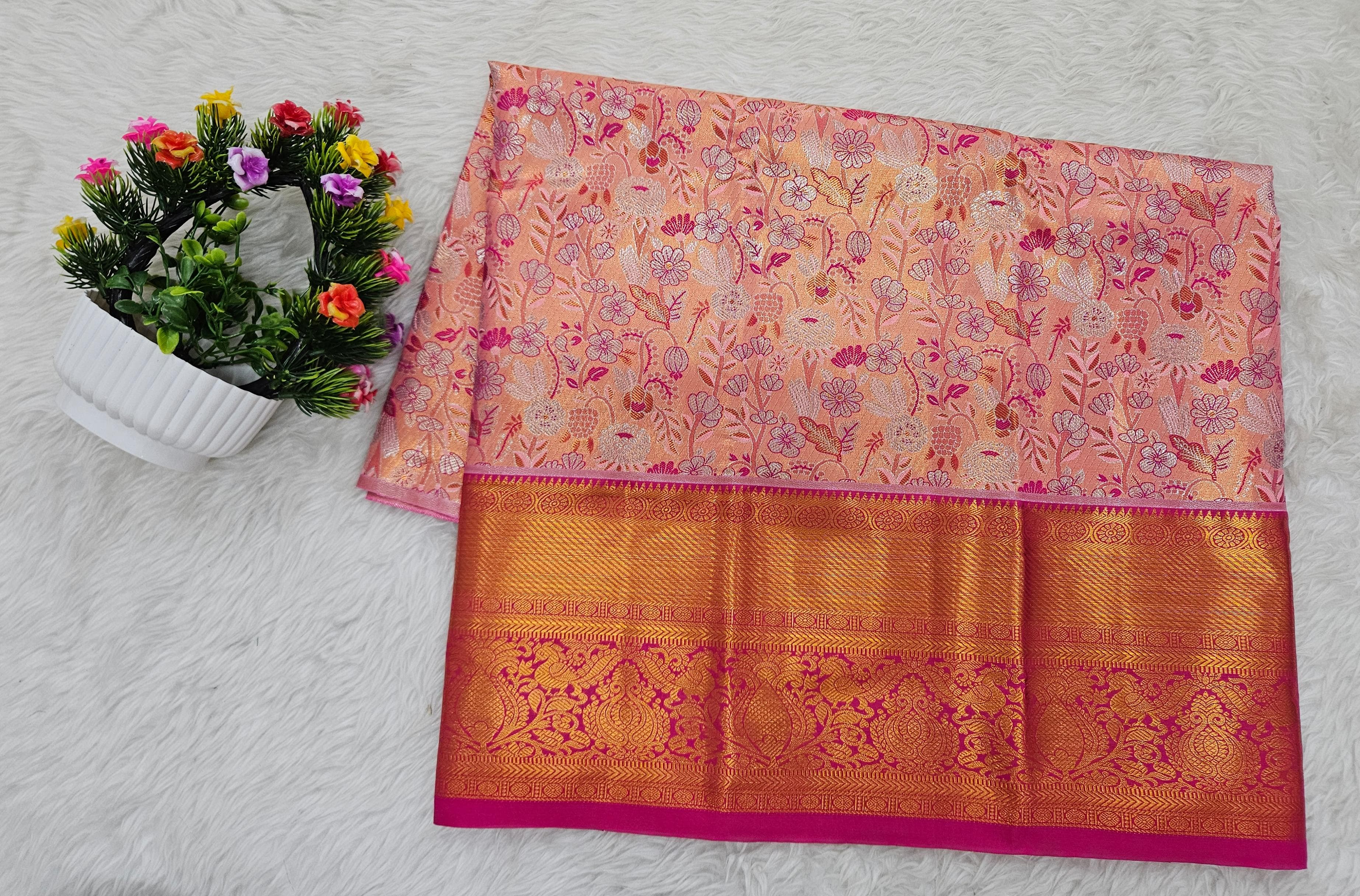 (2–5  Year) Lehenga – Unstitched (Blouse + Material)