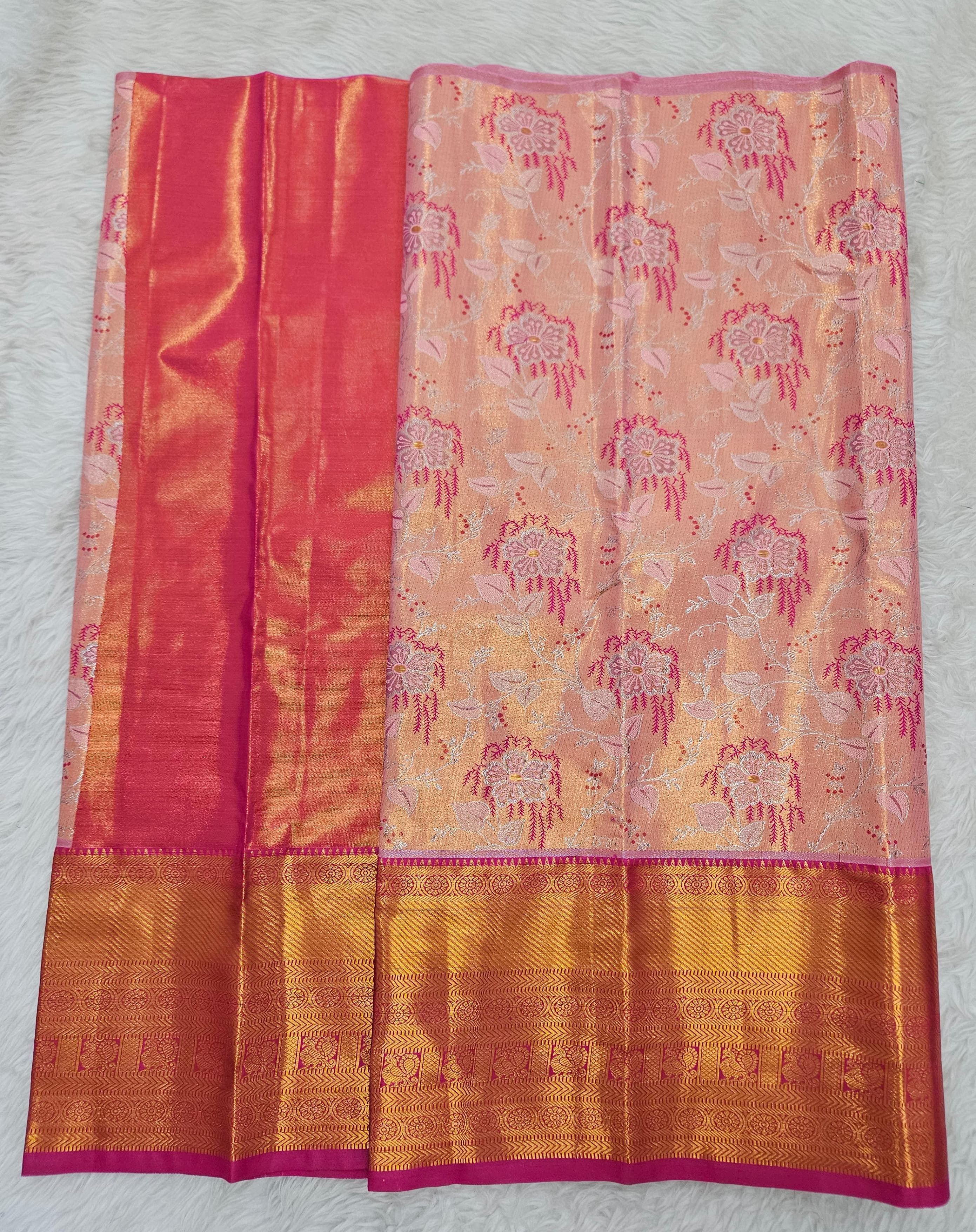 (2–5  Year) Lehenga – Unstitched (Blouse + Material)