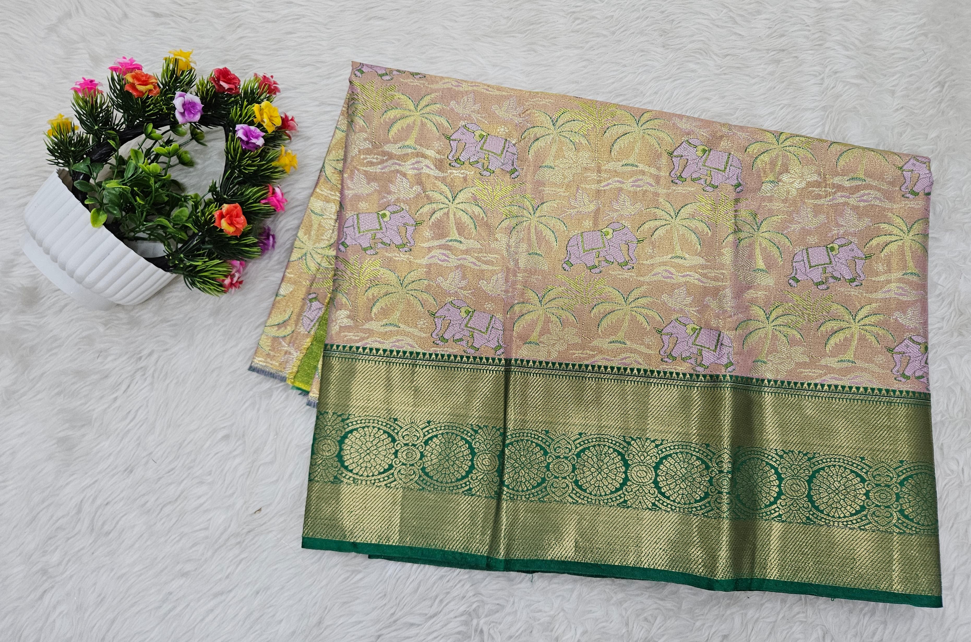 (2–5  Year) Lehenga – Unstitched (Blouse + Material)