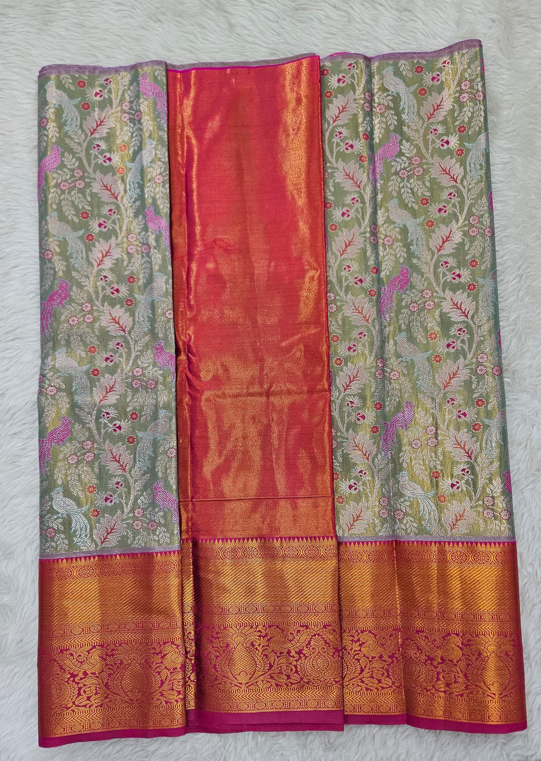 (2–5  Year) Lehenga – Unstitched (Blouse + Material)