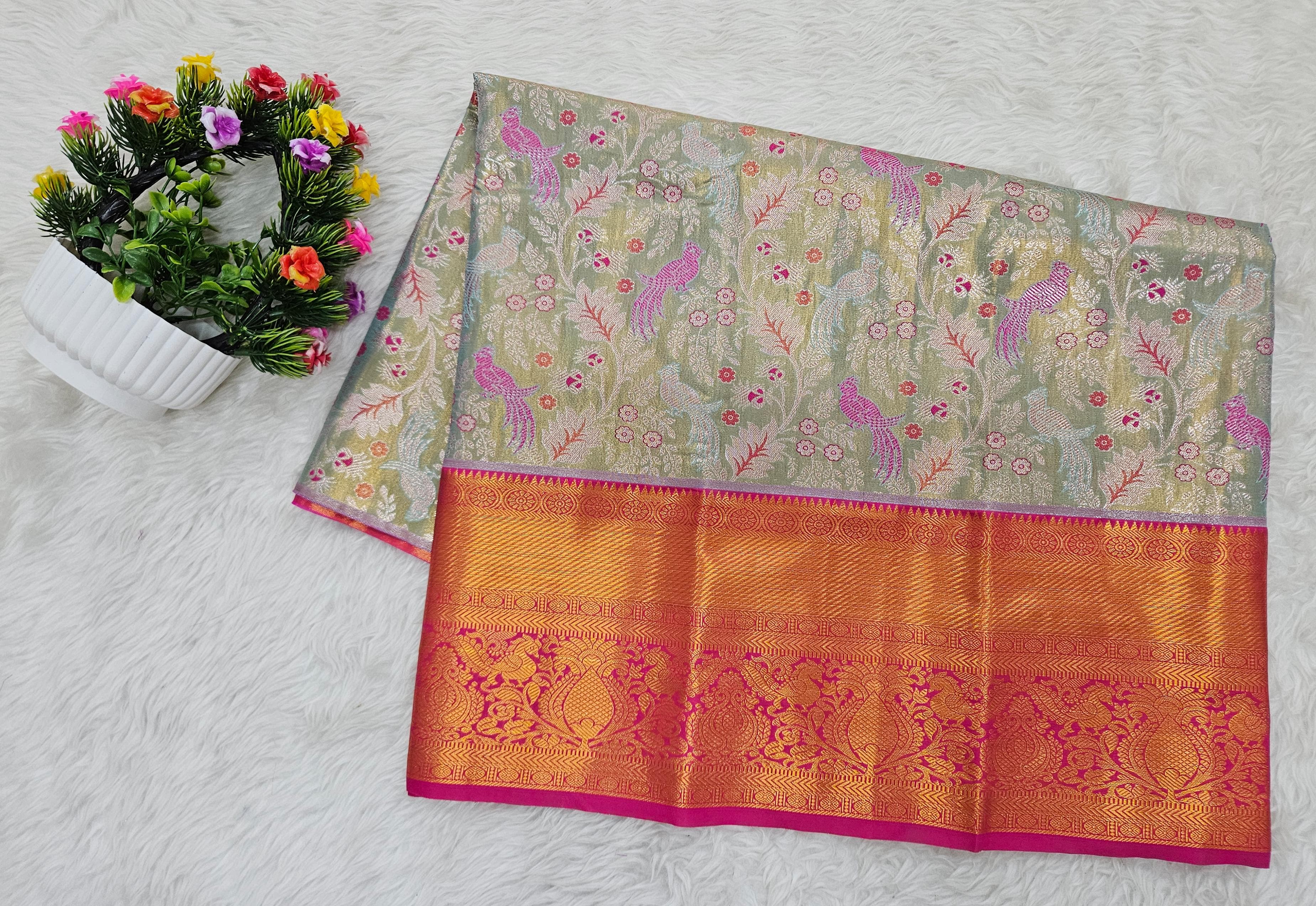 (2–5  Year) Lehenga – Unstitched (Blouse + Material)