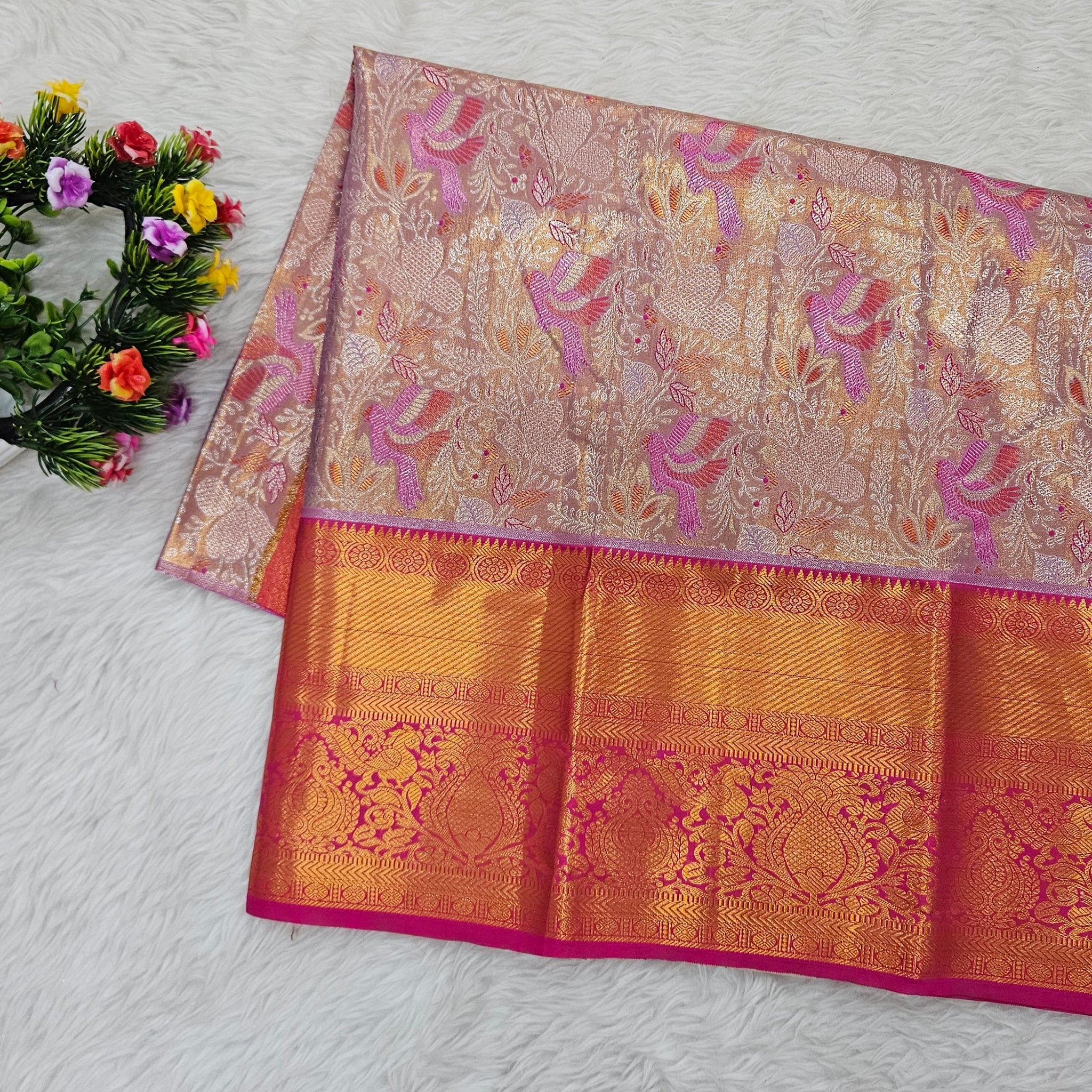 (2–5  Year) Lehenga – Unstitched (Blouse + Material)