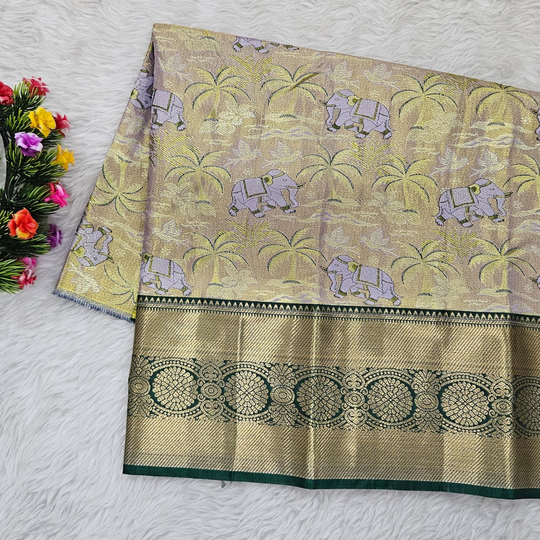 (2–5  Year) Lehenga – Unstitched (Blouse + Material)