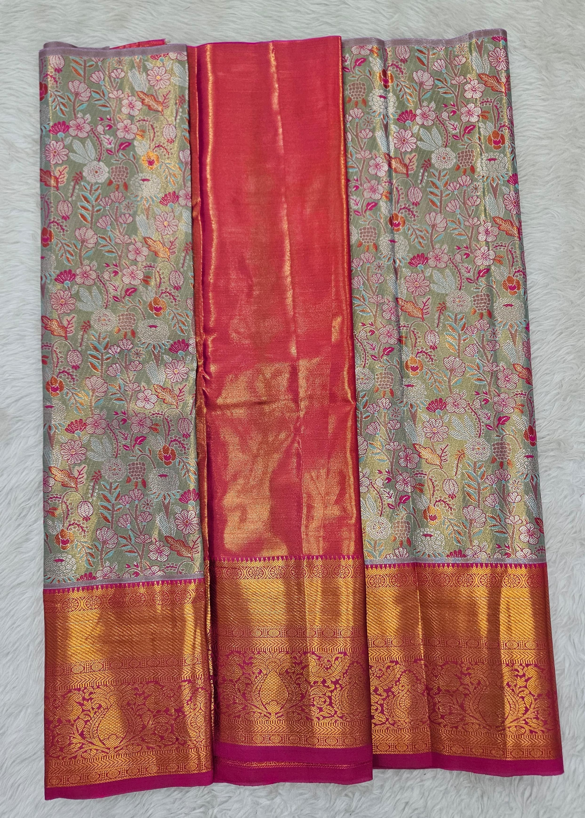 (2–5  Year) Lehenga – Unstitched (Blouse + Material)