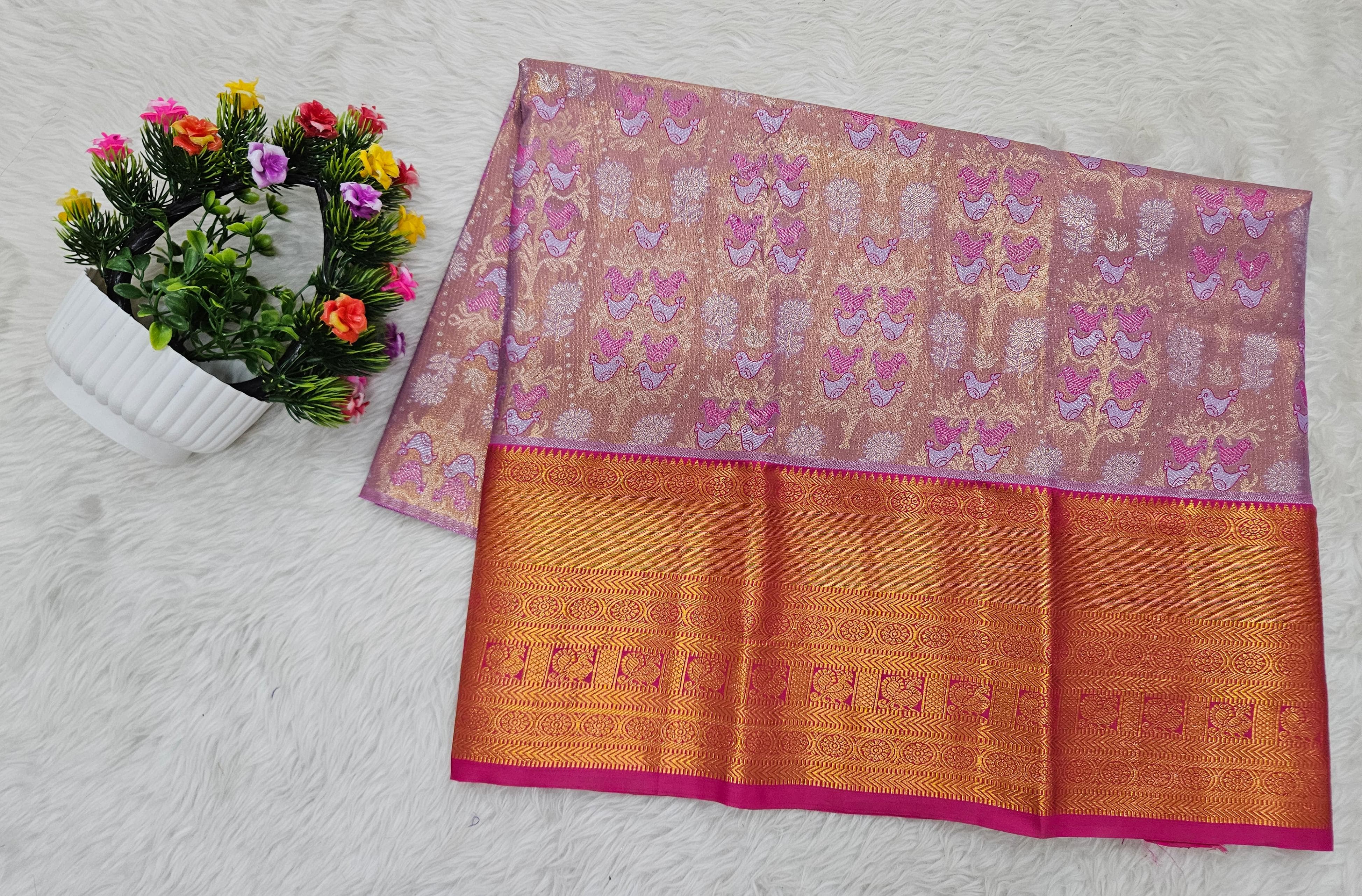 (2–5  Year) Lehenga – Unstitched (Blouse + Material)