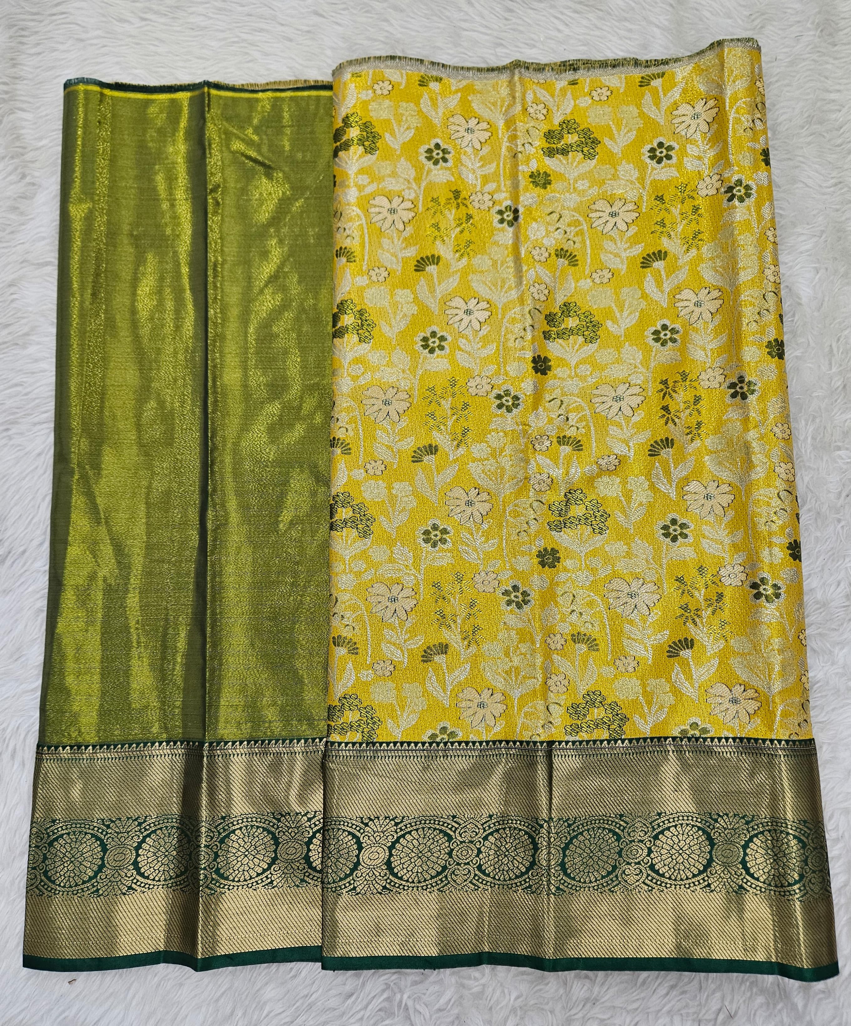 (2–5  Year) Lehenga – Unstitched (Blouse + Material)