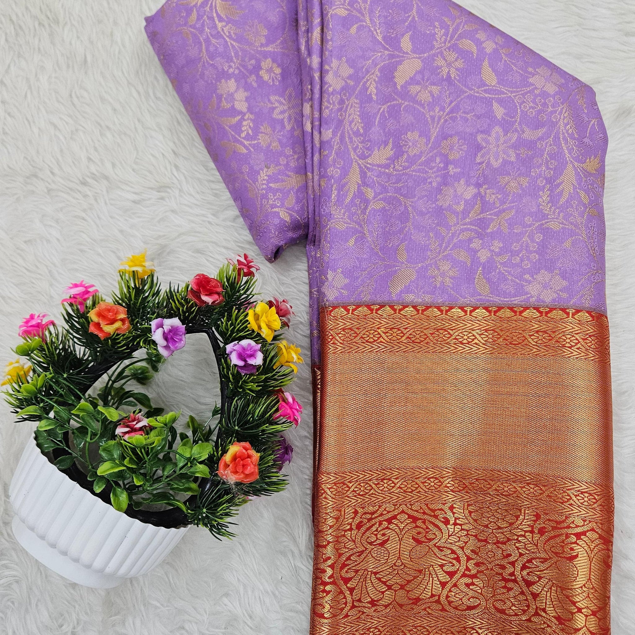 Semi kanchipattu saree