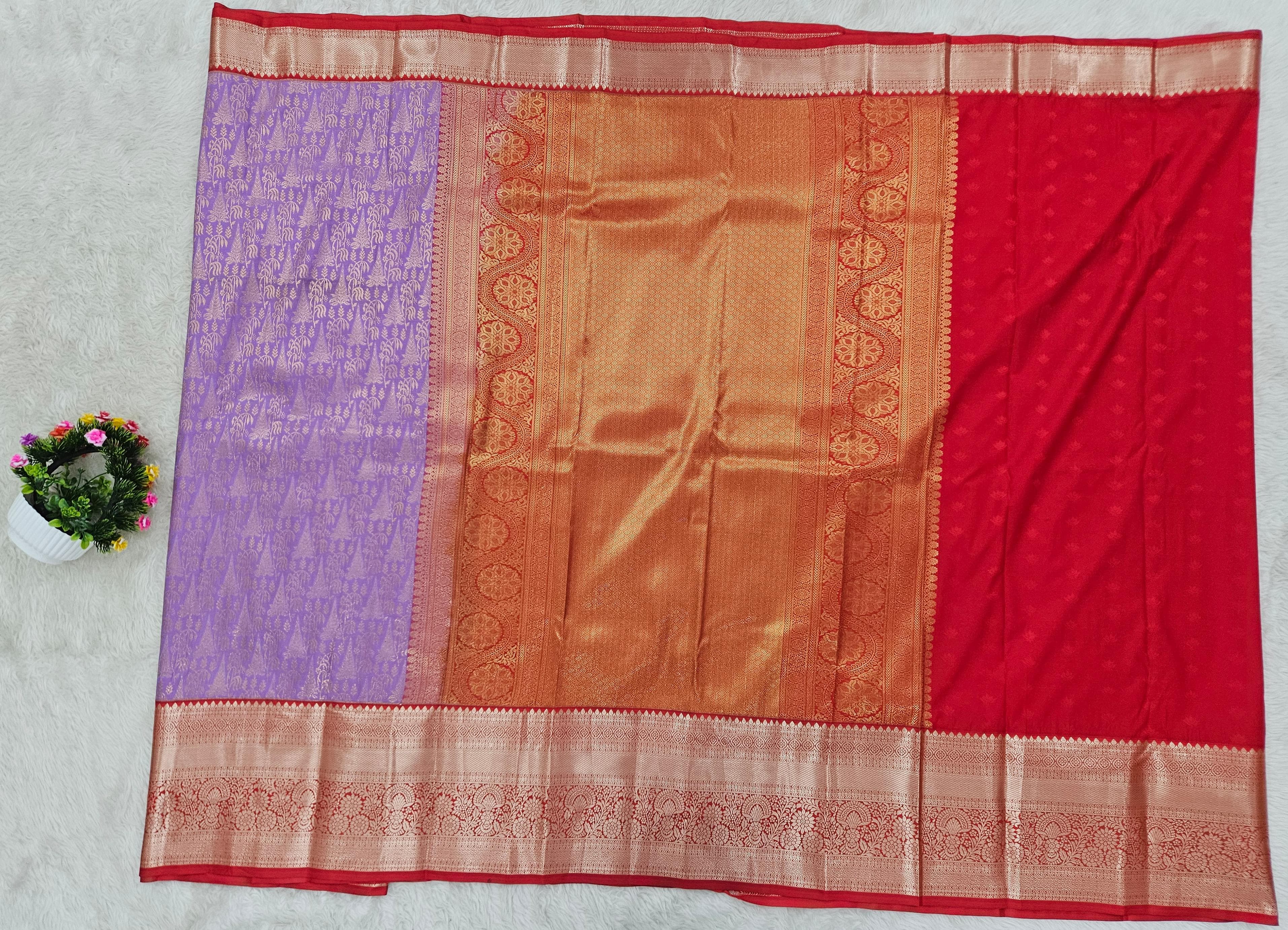 Semi kanchipattu saree