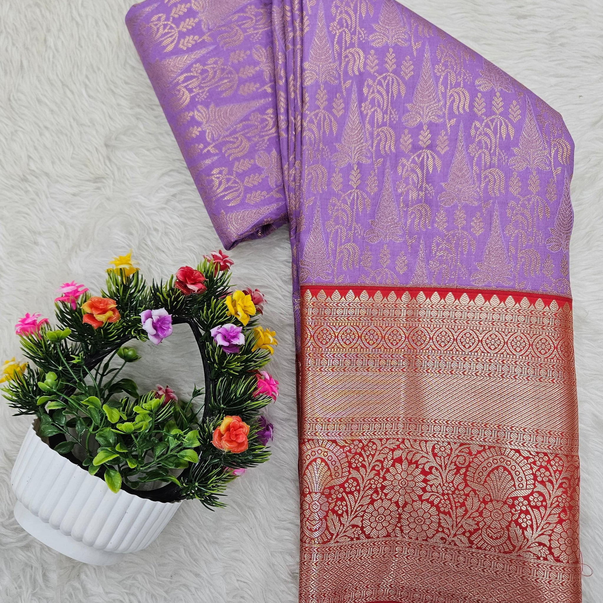 Semi kanchipattu saree