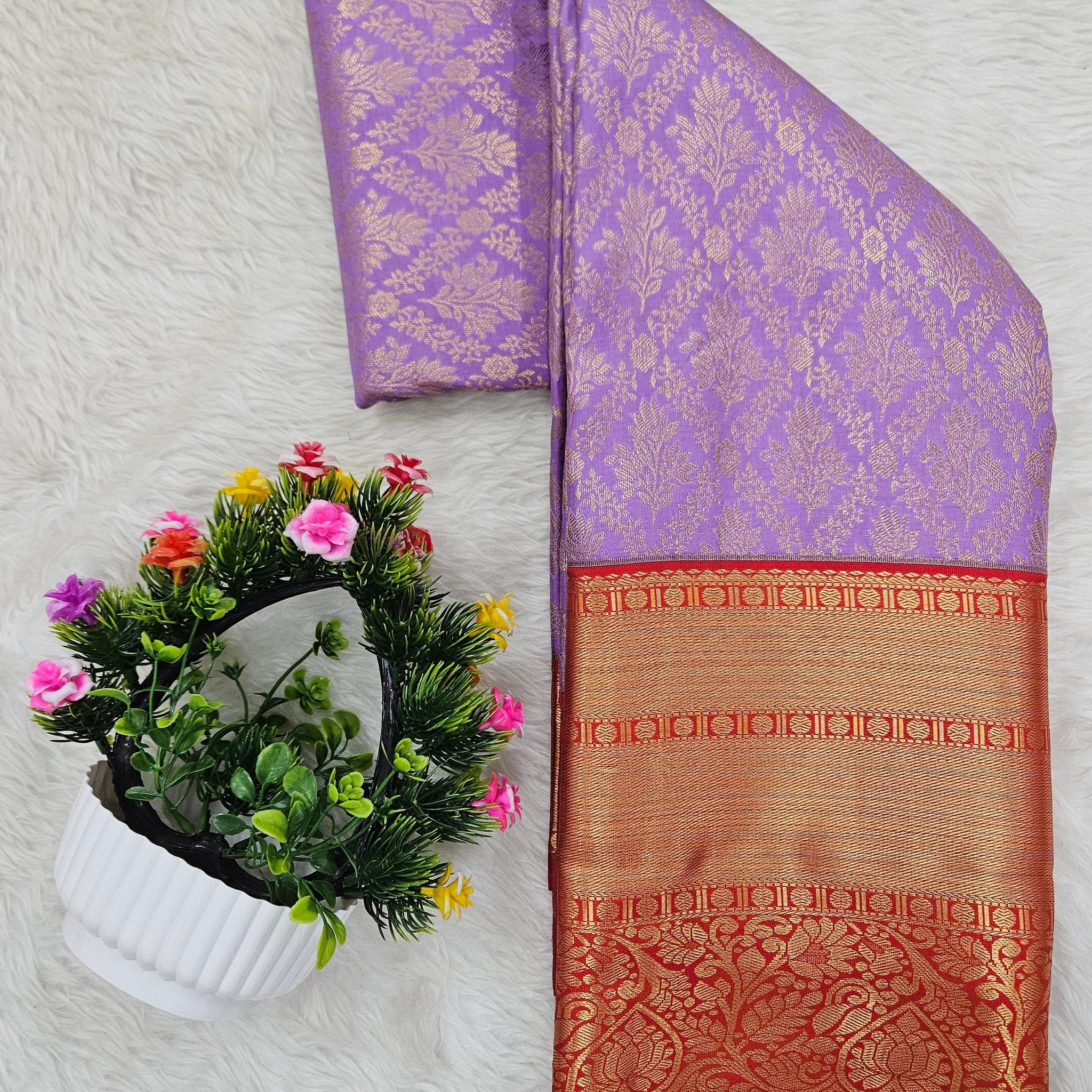 Semi kanchipattu saree