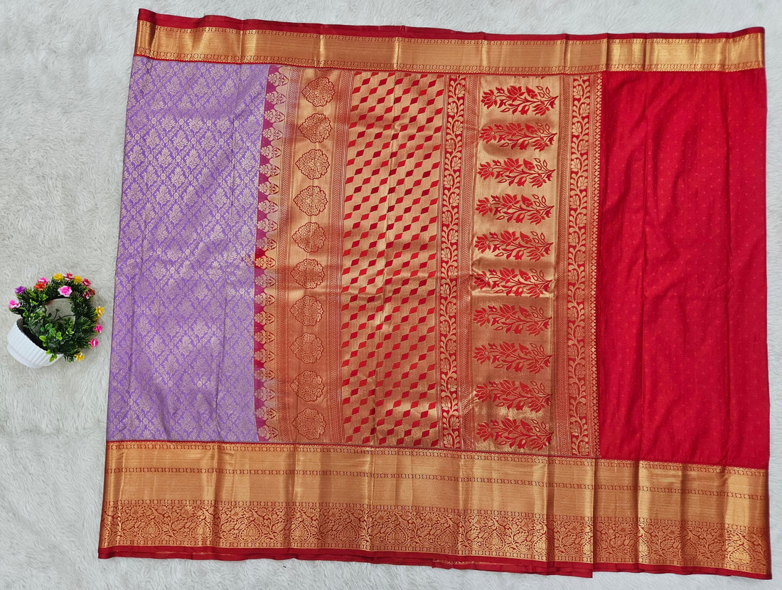 Semi kanchipattu saree