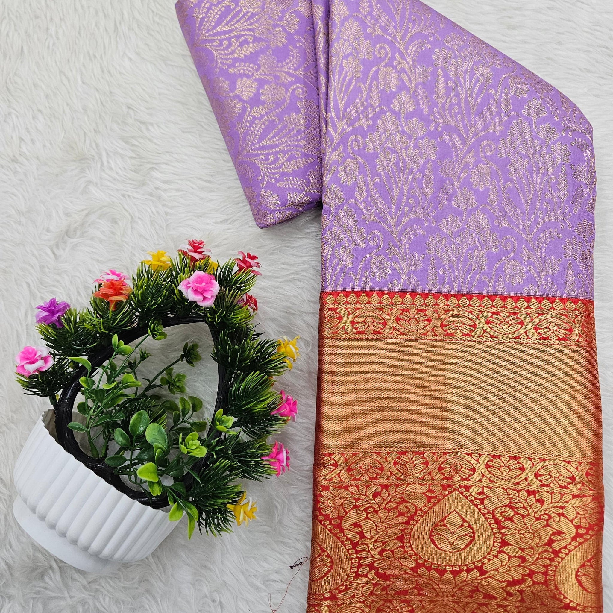 Semi kanchipattu saree