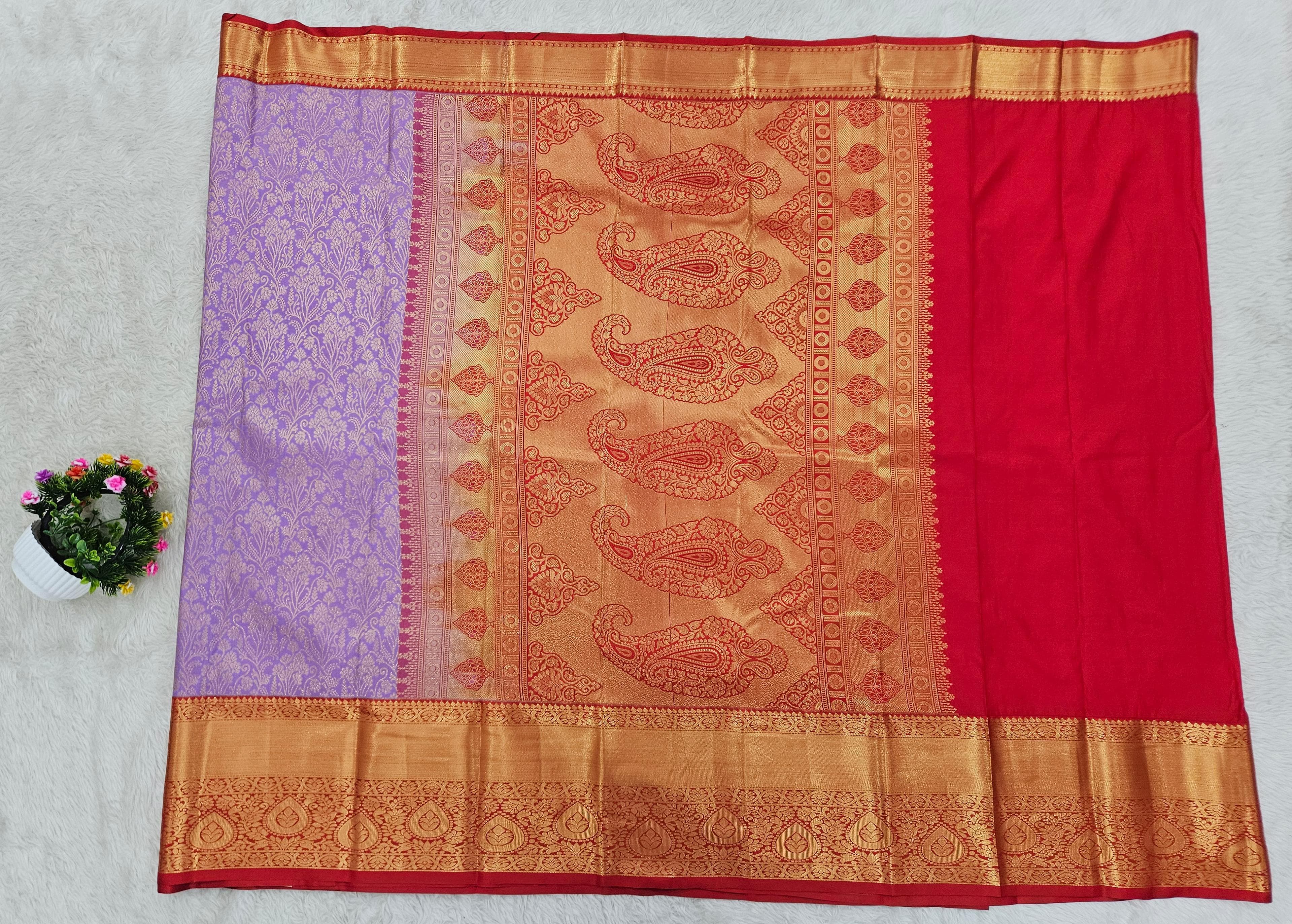 Semi kanchipattu saree
