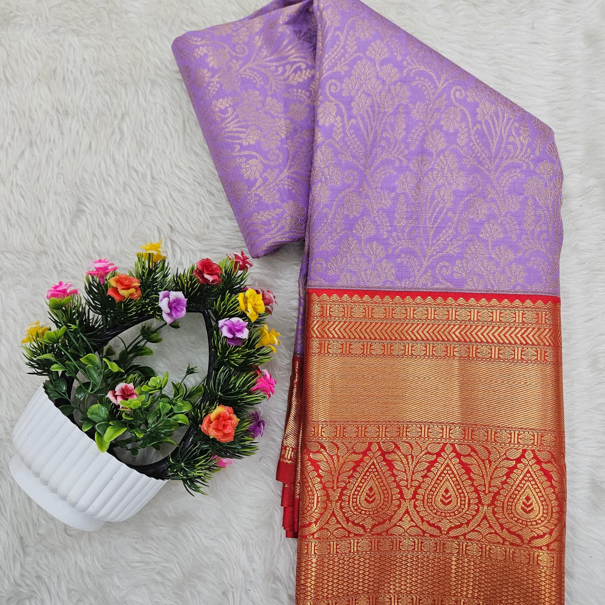 Semi kanchipattu saree