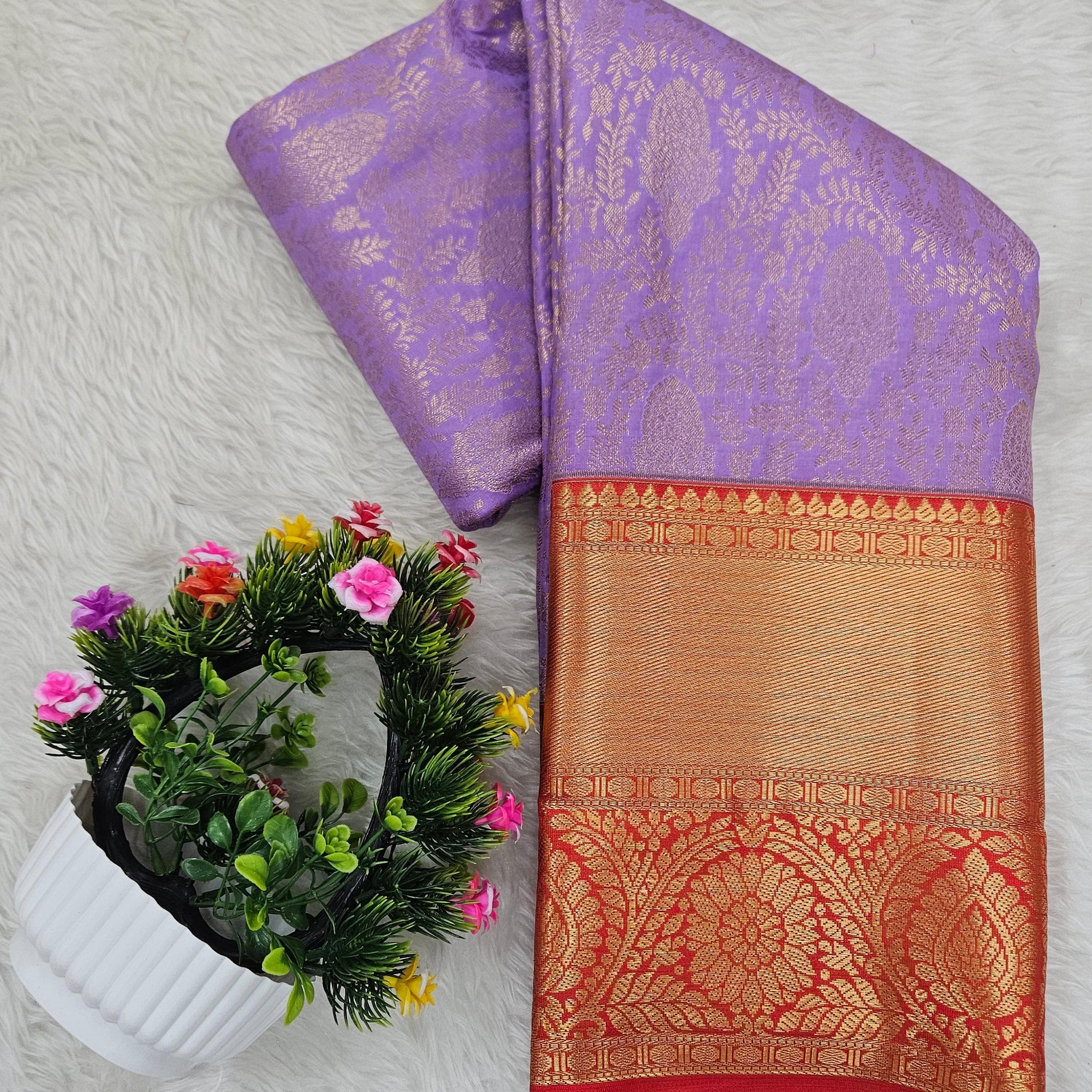 Semi kanchipattu saree