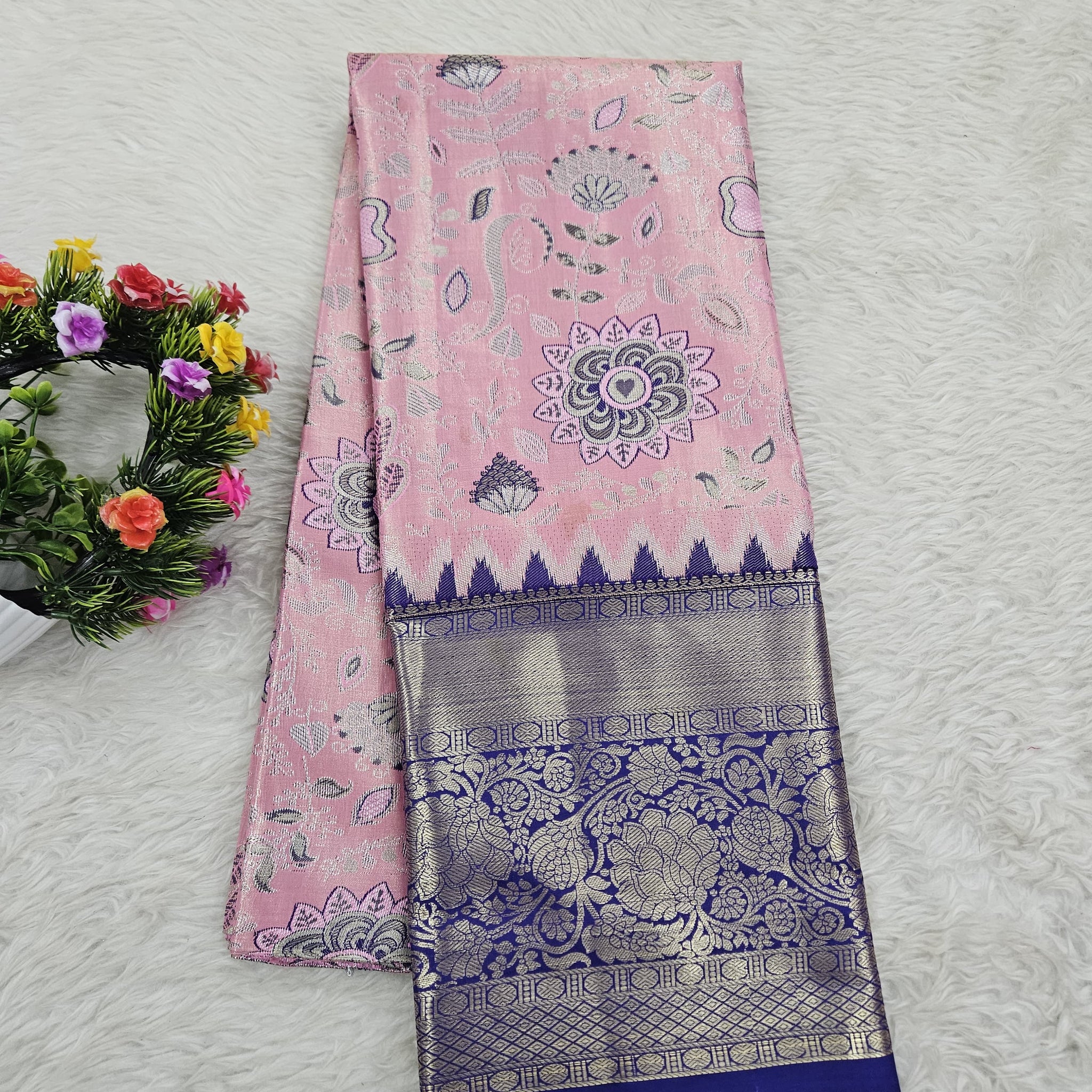 (5–10 Year) Lehenga – Unstitched (Blouse + Material)