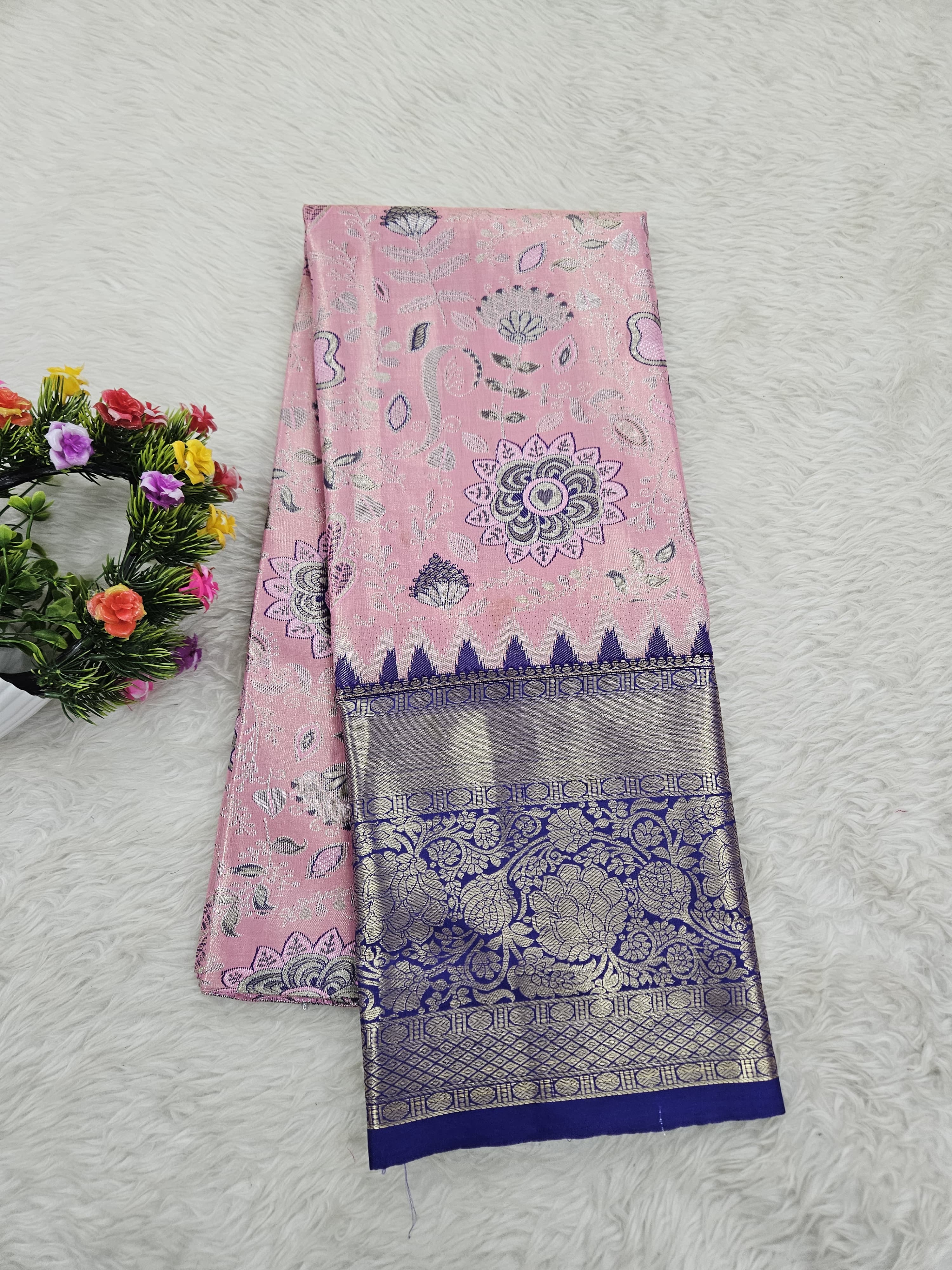 (5–10 Year) Lehenga – Unstitched (Blouse + Material)