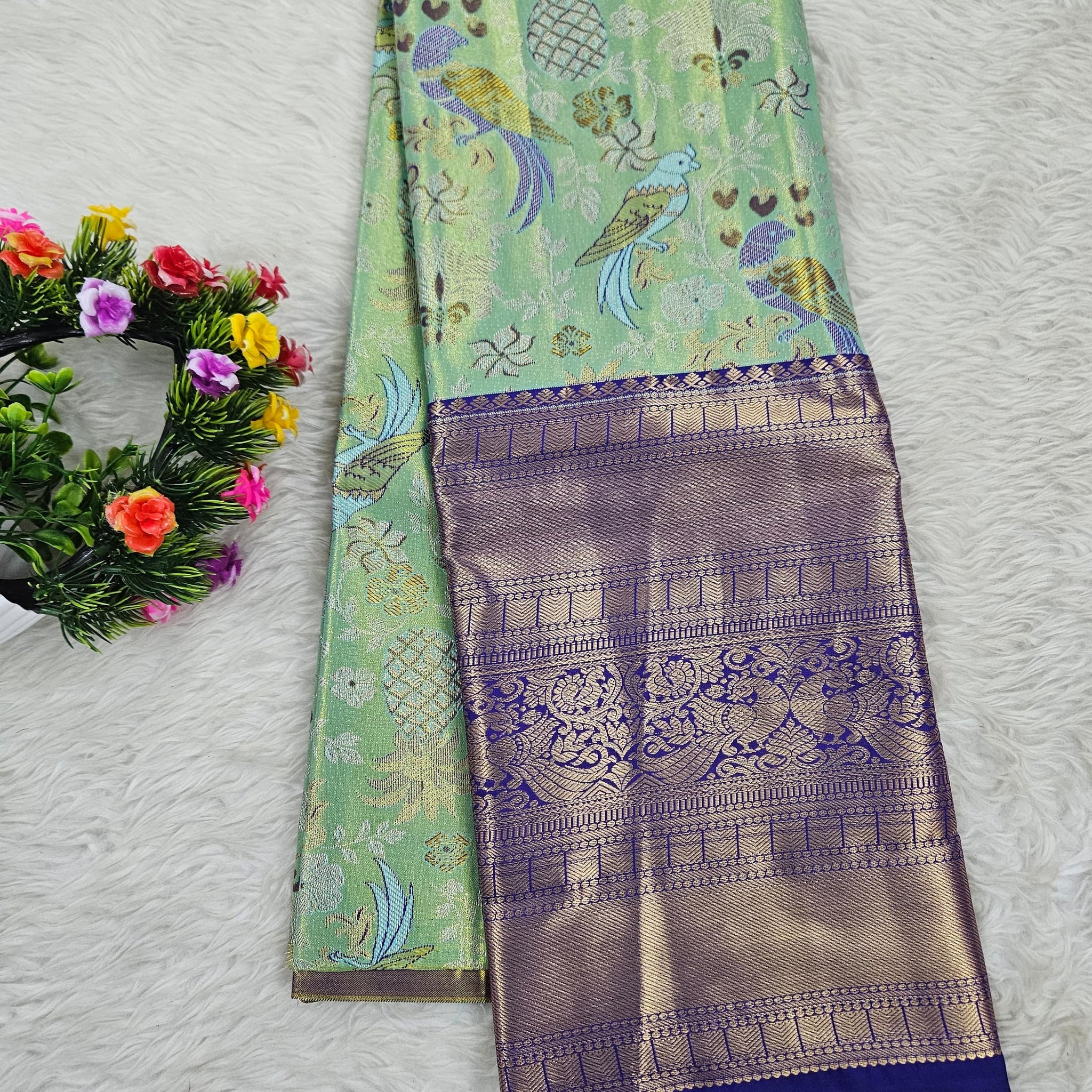 (5–10 Year) Lehenga – Unstitched (Blouse + Material)