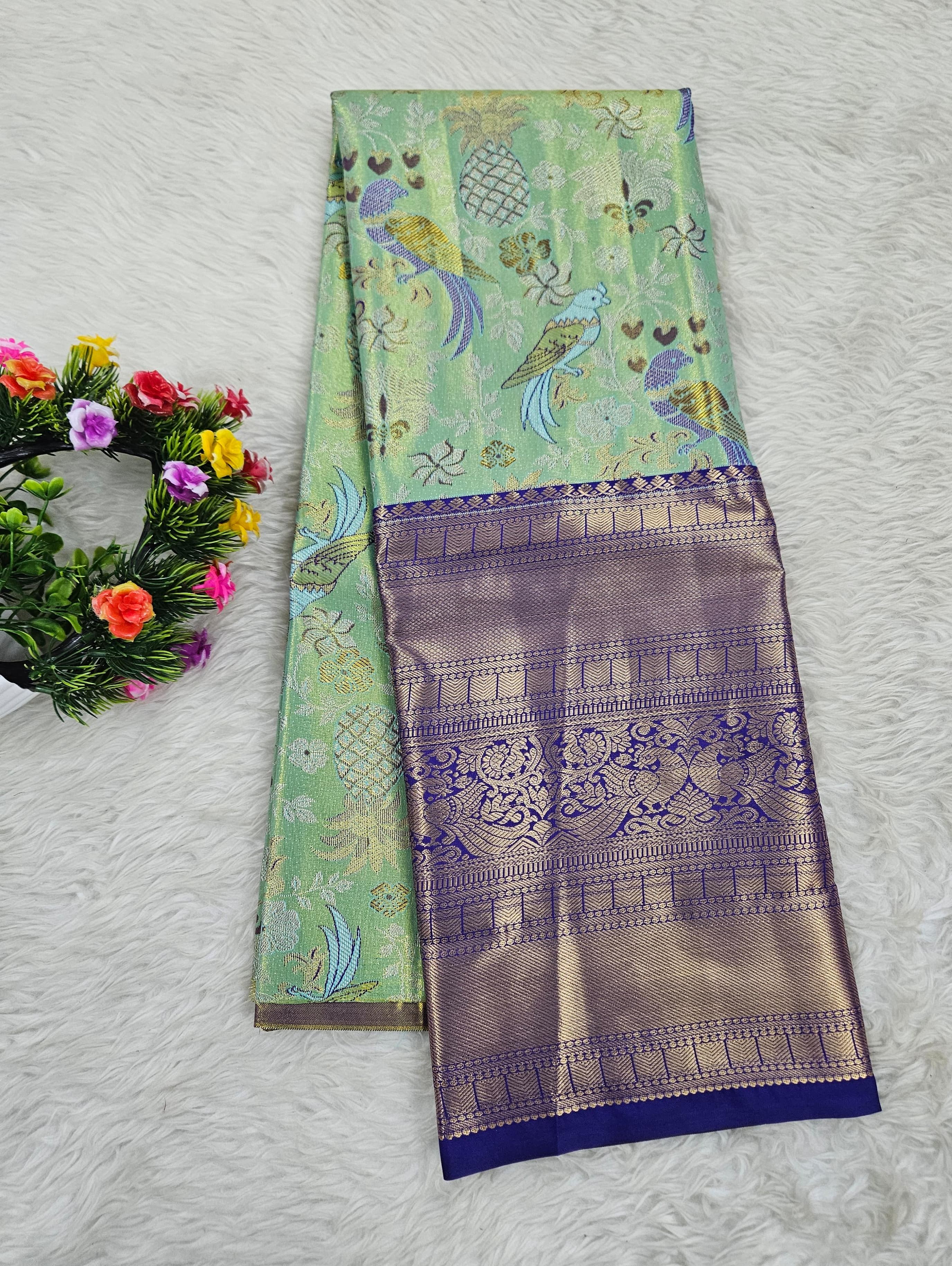 (5–10 Year) Lehenga – Unstitched (Blouse + Material)