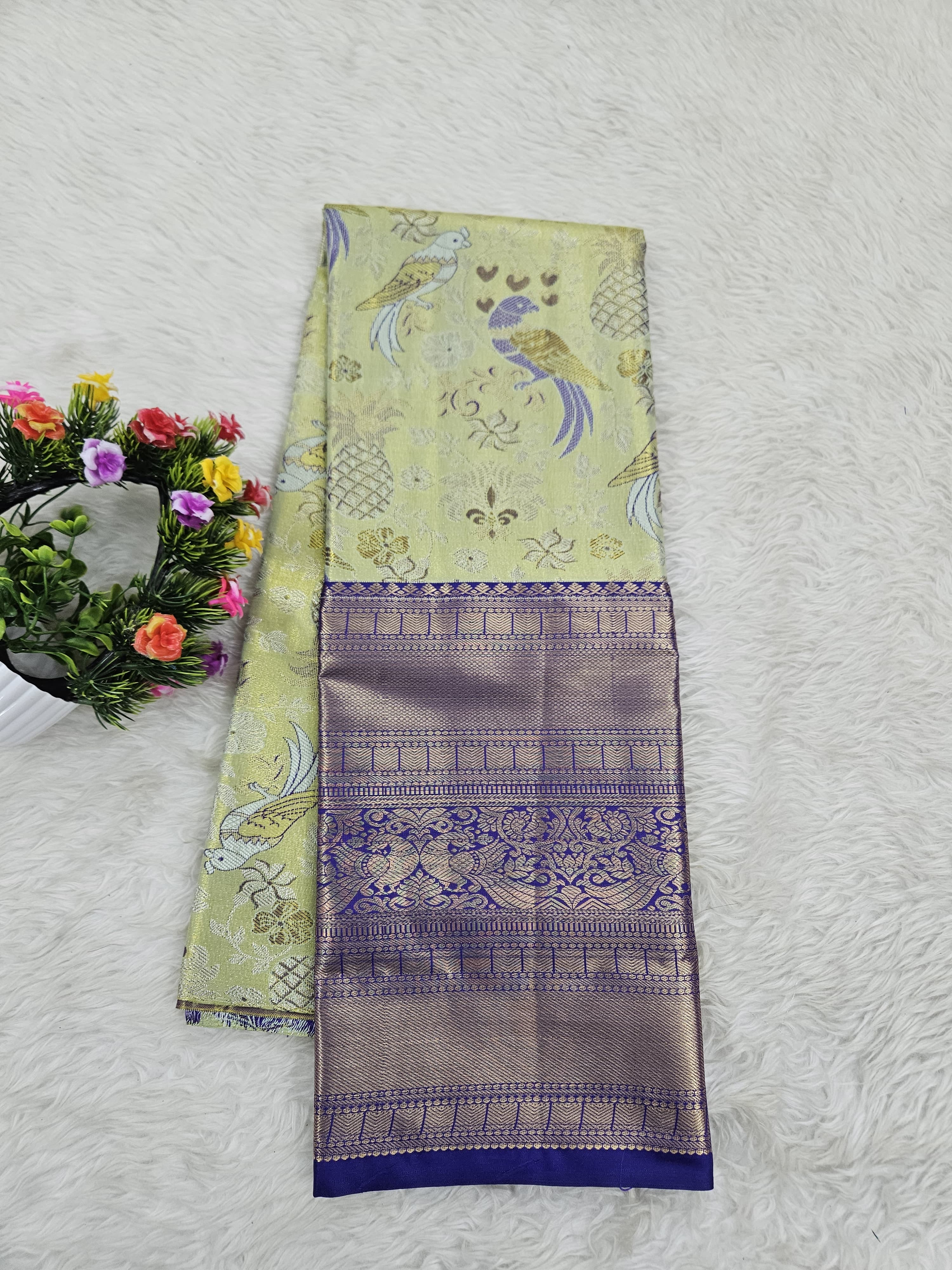 (5–10 Year) Lehenga – Unstitched (Blouse + Material)