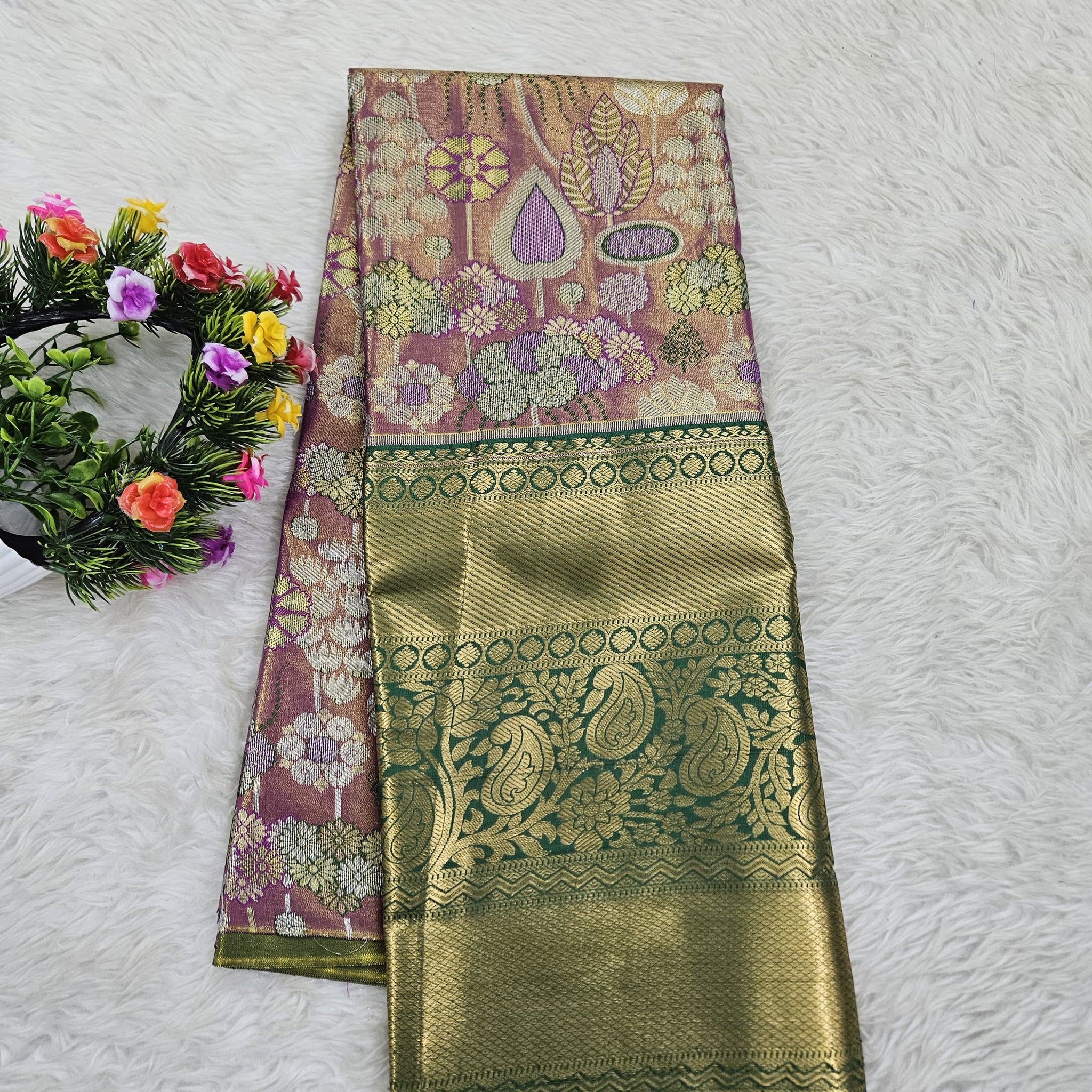 (5–10 Year) Lehenga – Unstitched (Blouse + Material)