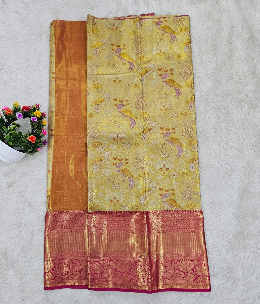 (5–10 Year) Lehenga – Unstitched (Blouse + Material)