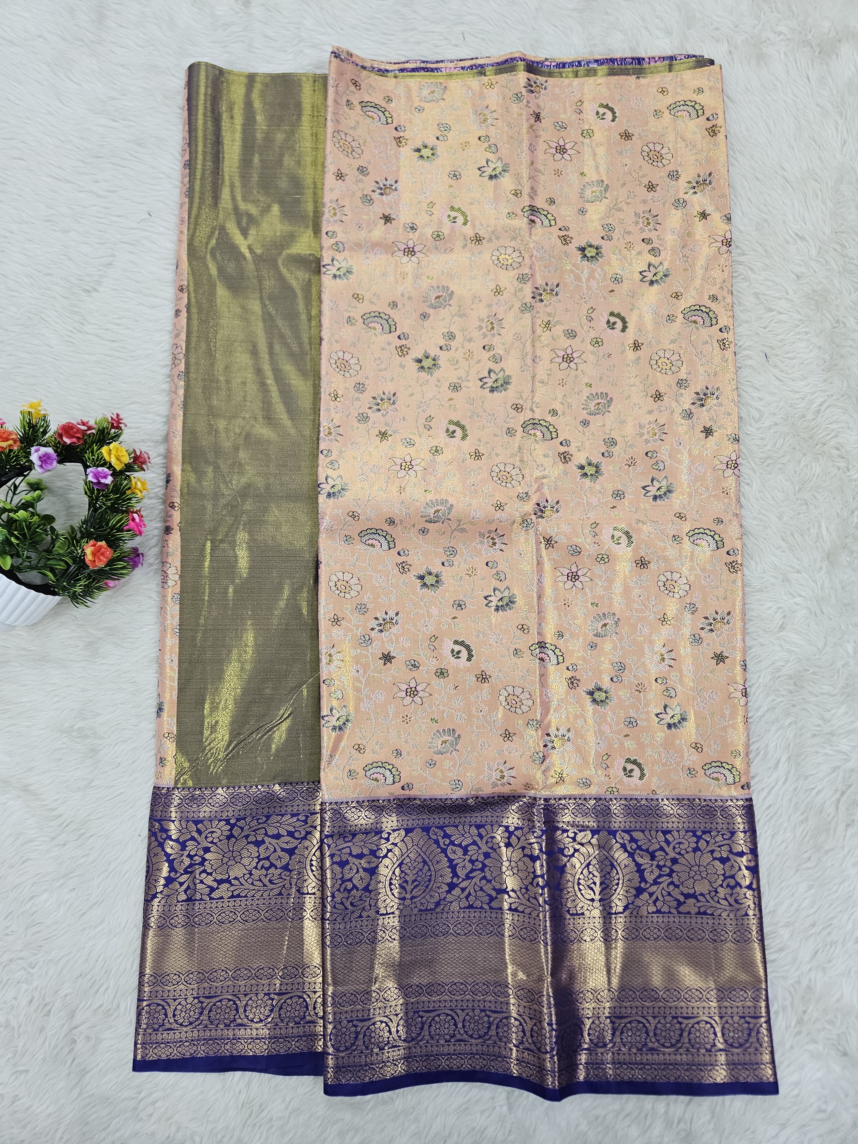 (5–10 Year) Lehenga – Unstitched (Blouse + Material)