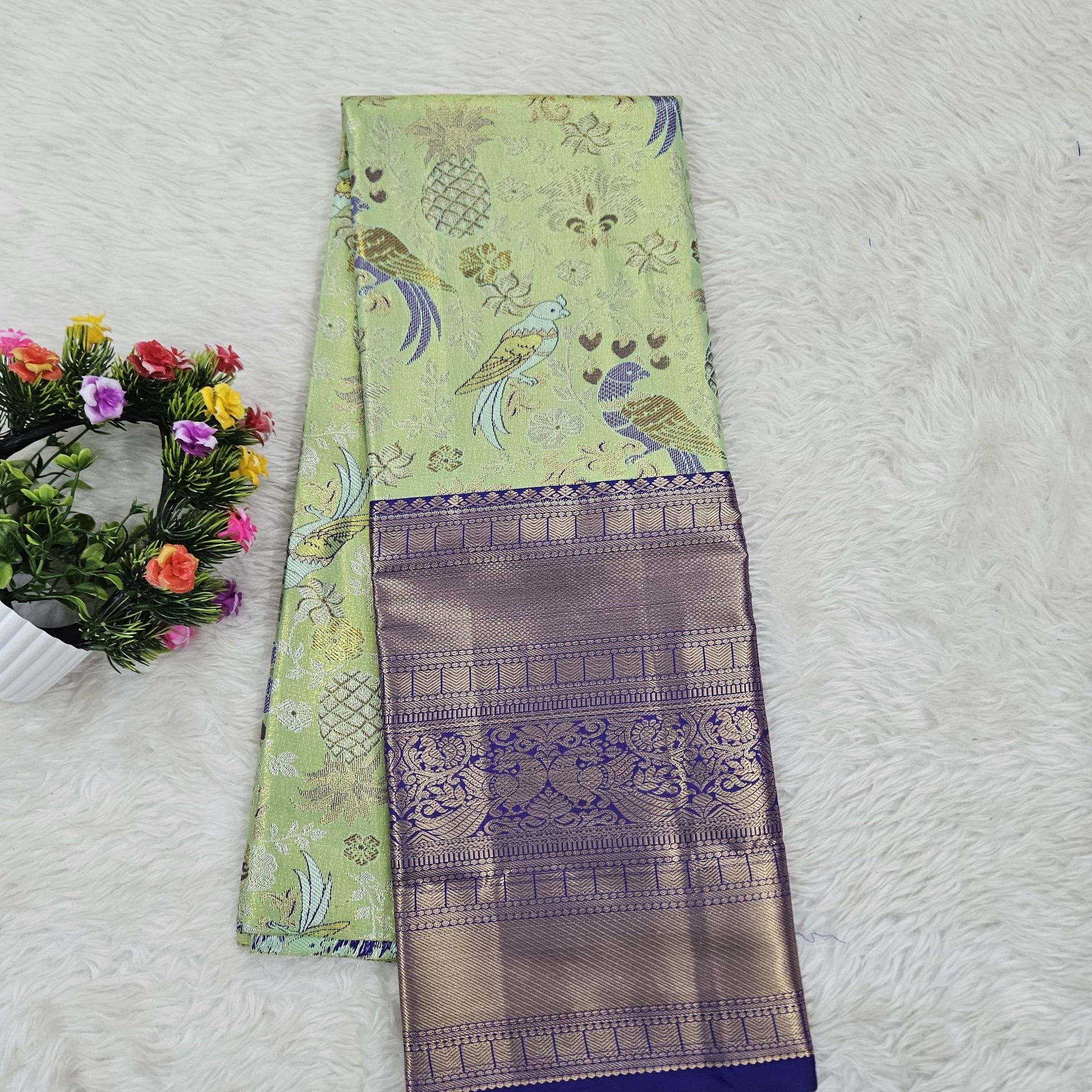 (5–10 Year) Lehenga – Unstitched (Blouse + Material)