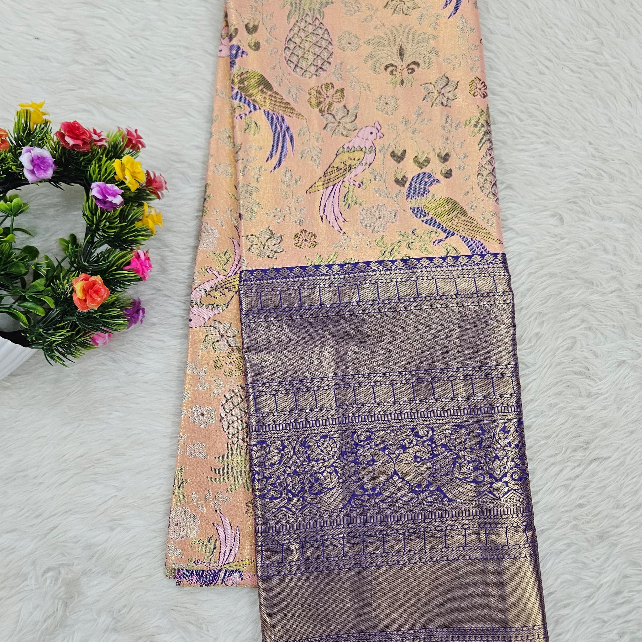 (5–10 Year) Lehenga – Unstitched (Blouse + Material)