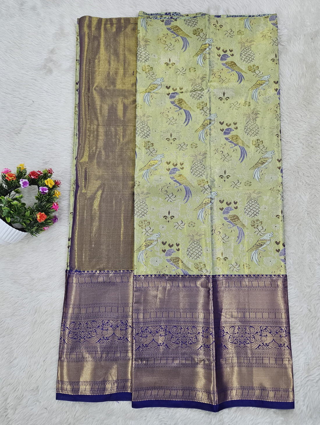 (5–10 Year) Lehenga – Unstitched (Blouse + Material)