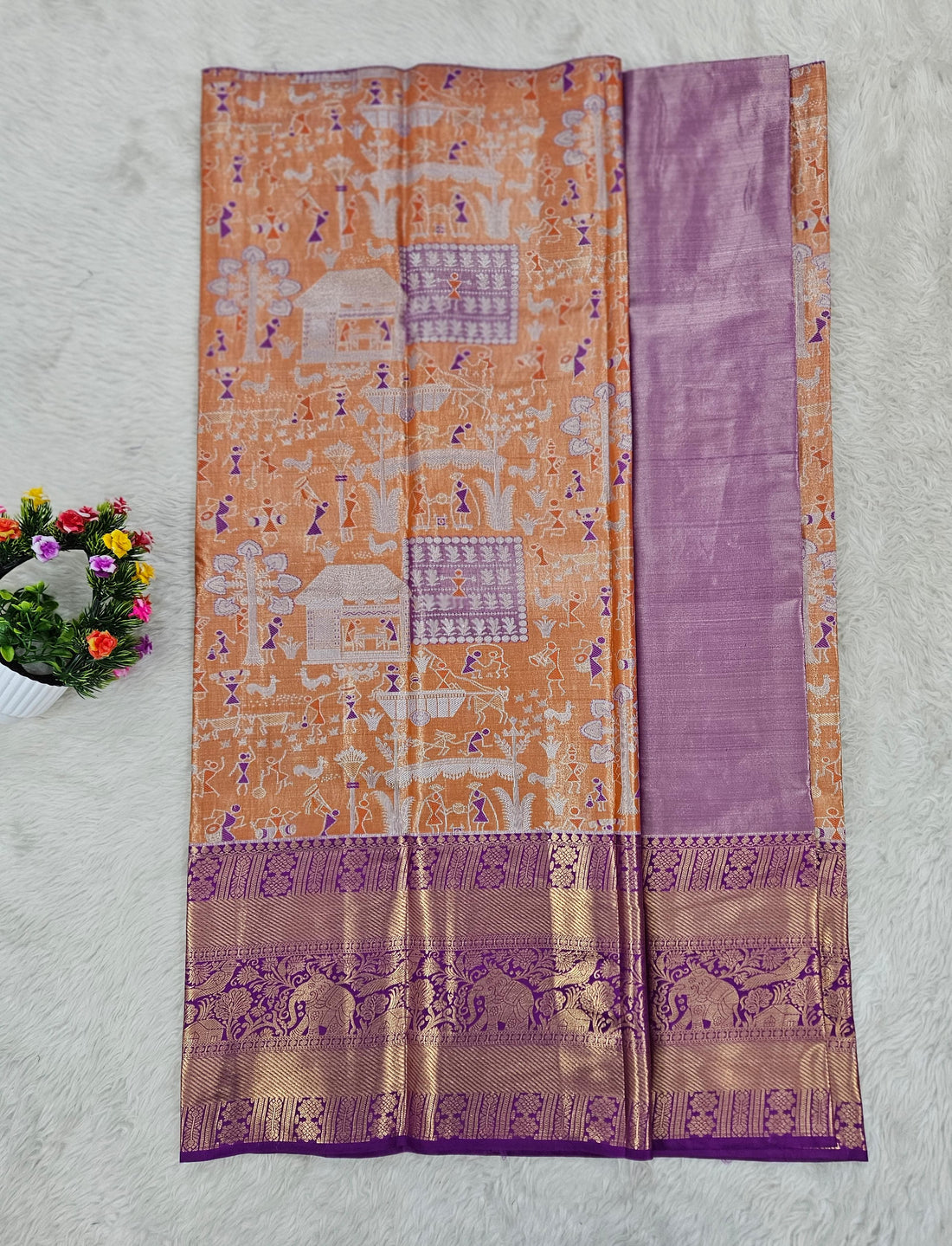 (5–10 Year) Lehenga – Unstitched (Blouse + Material)