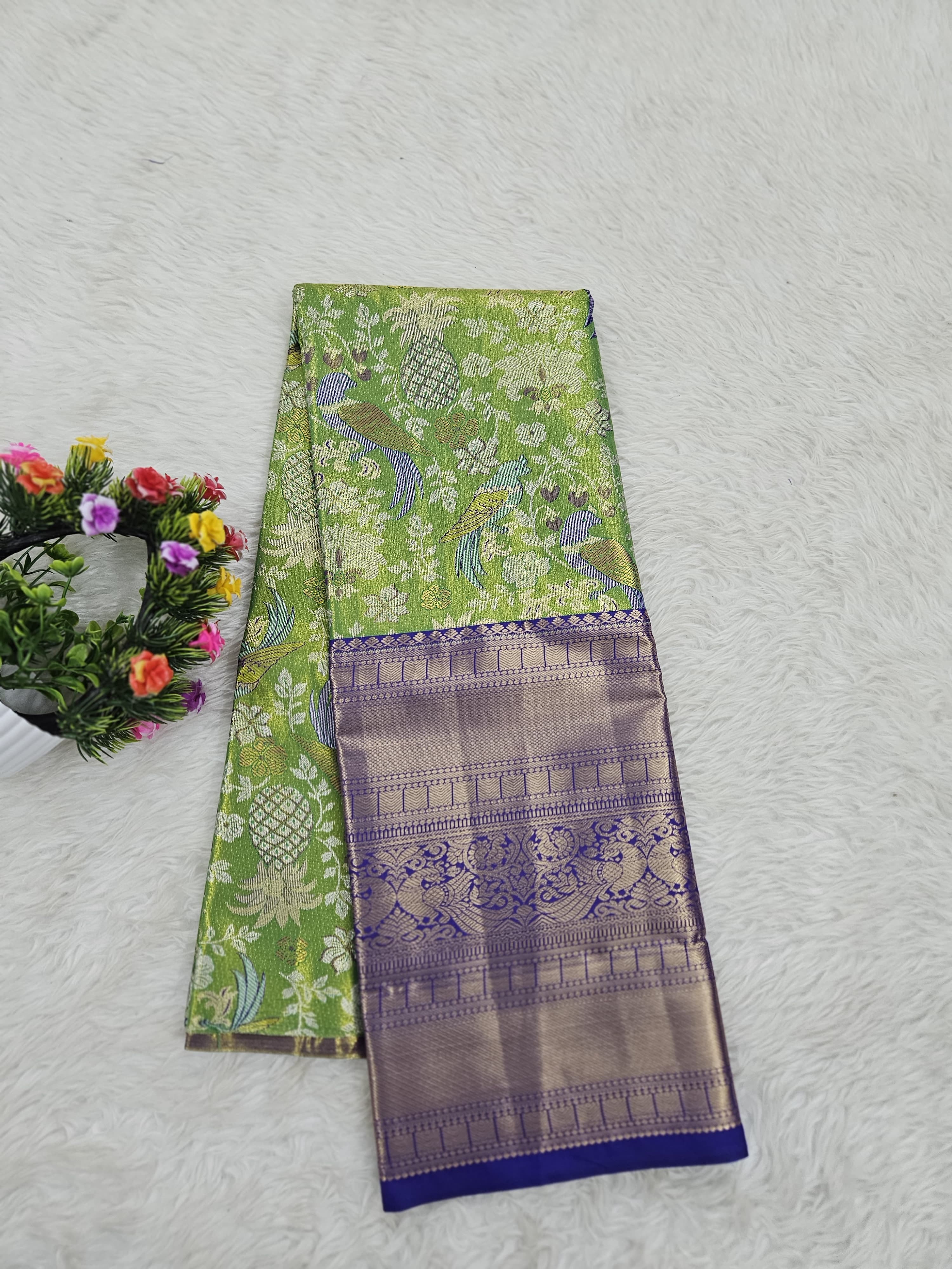 (5–10 Year) Lehenga – Unstitched (Blouse + Material)