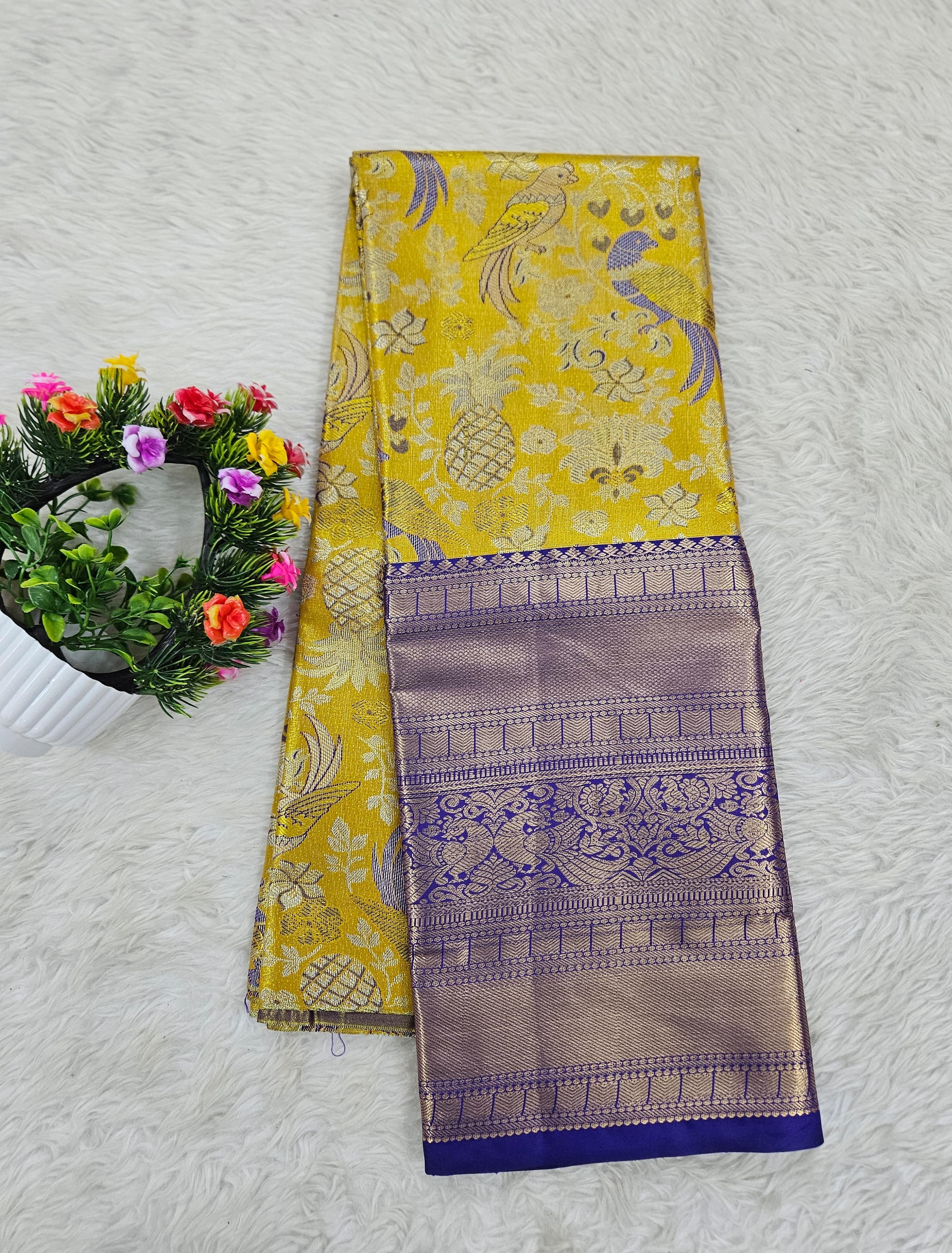 (5–10 Year) Lehenga – Unstitched (Blouse + Material)