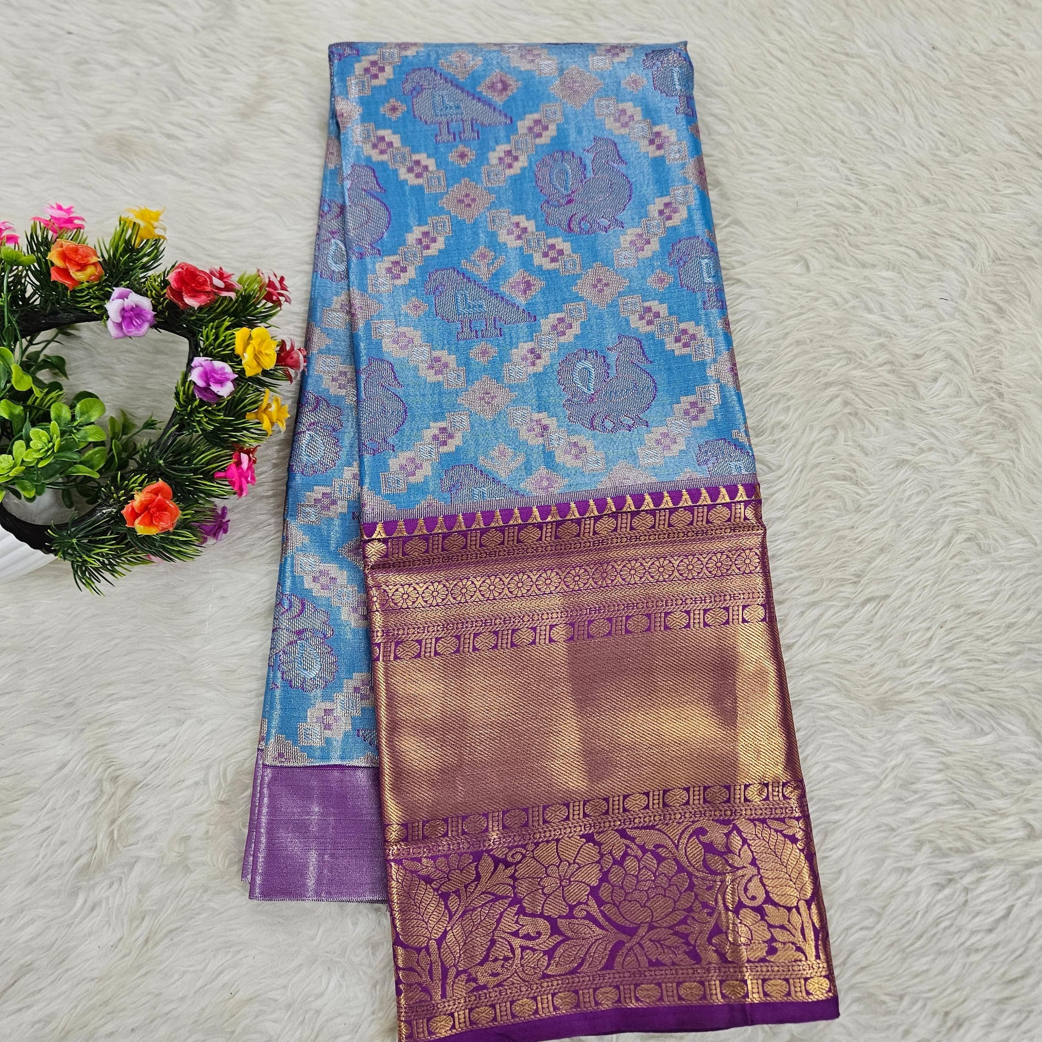 (5–10 Year) Lehenga – Unstitched (Blouse + Material)