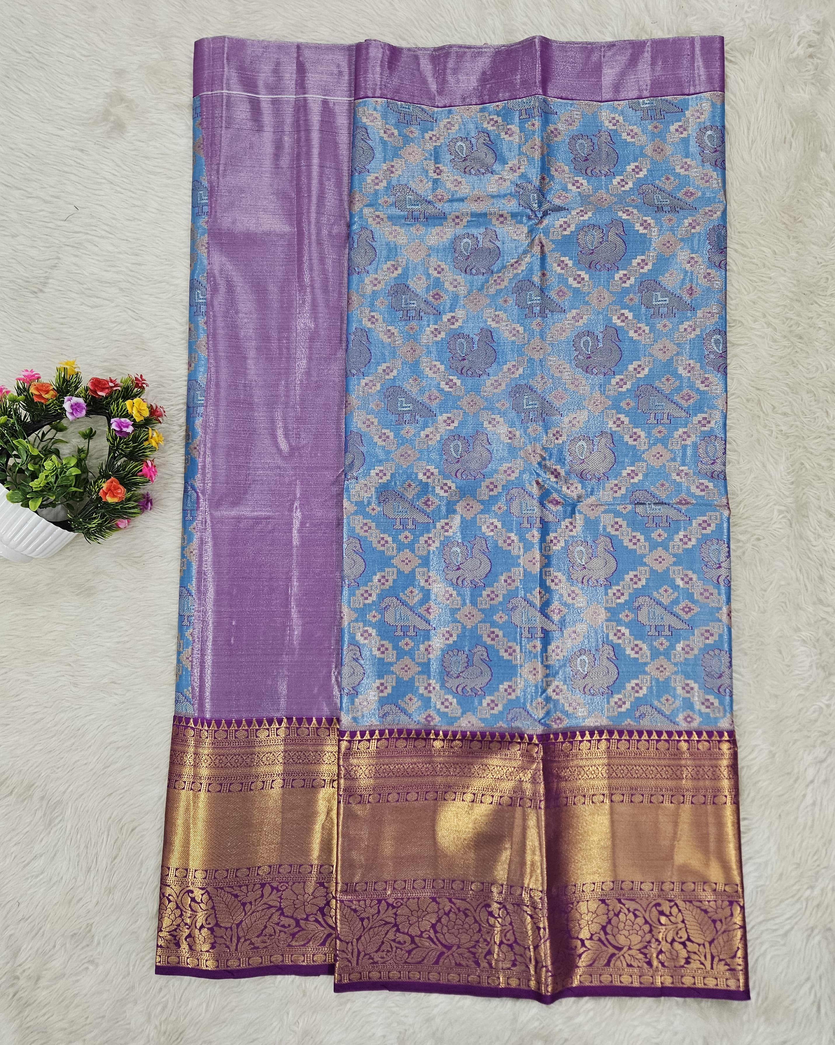 (5–10 Year) Lehenga – Unstitched (Blouse + Material)