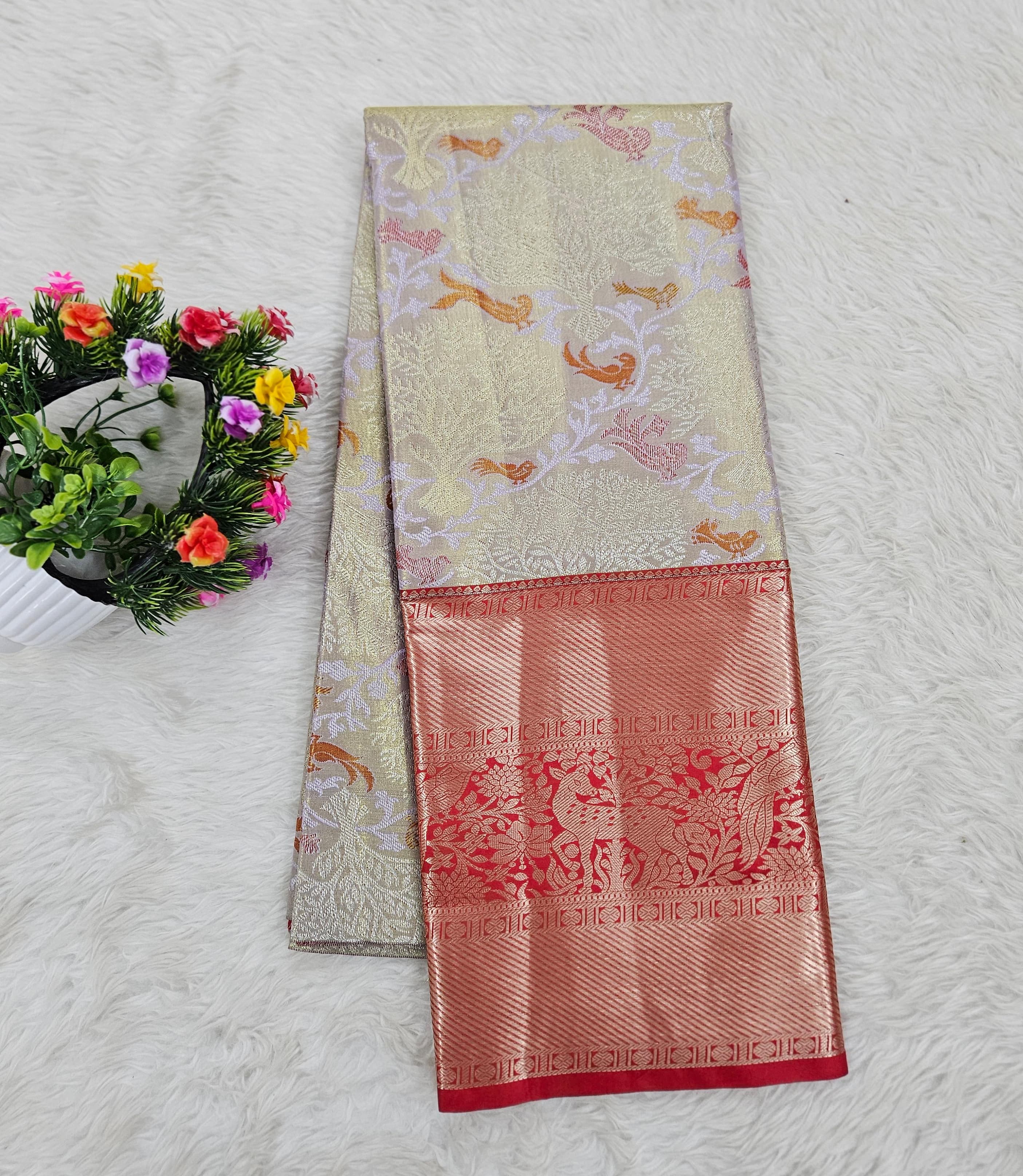 (5–10 Year) Lehenga – Unstitched (Blouse + Material)